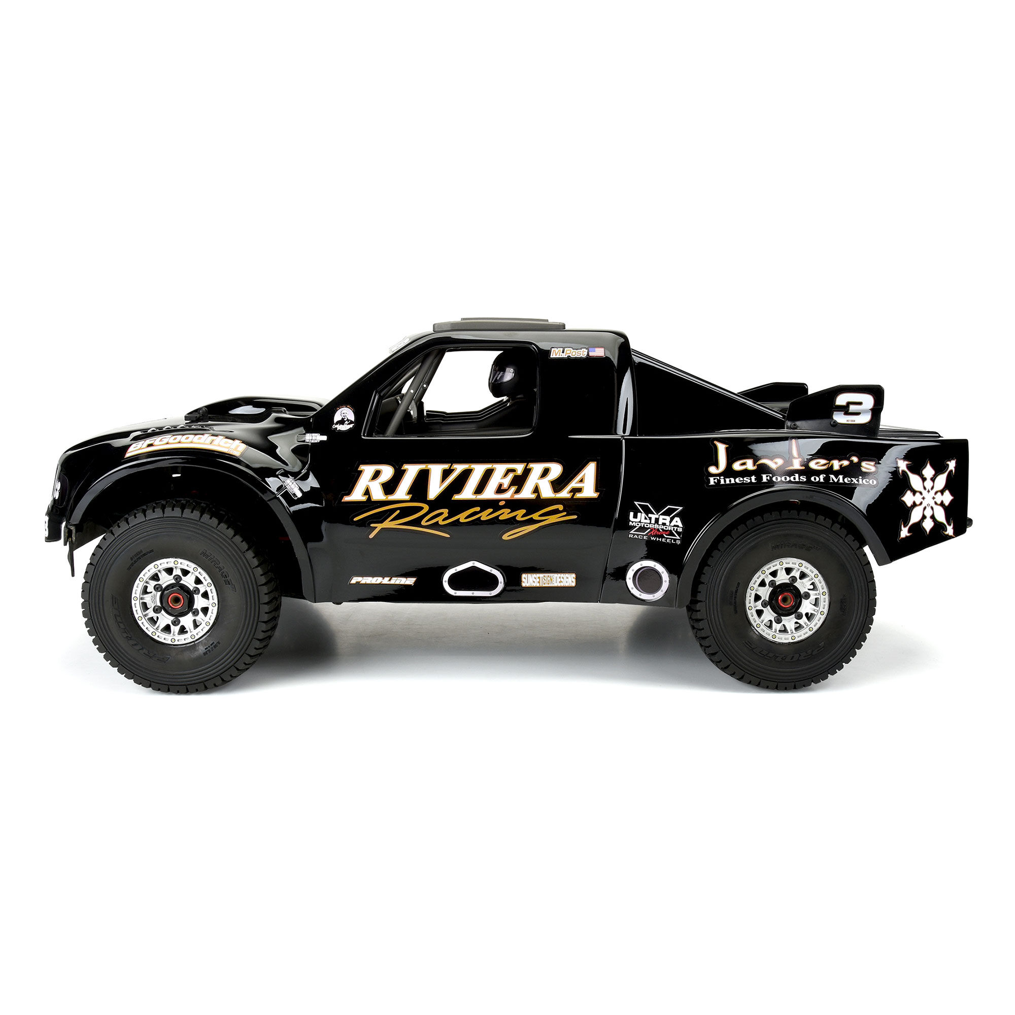 Pro-Line Racing 1/7 Pre-Cut 1997 Ford F-150 Trophy Truck Riviera Black Body: Mojave