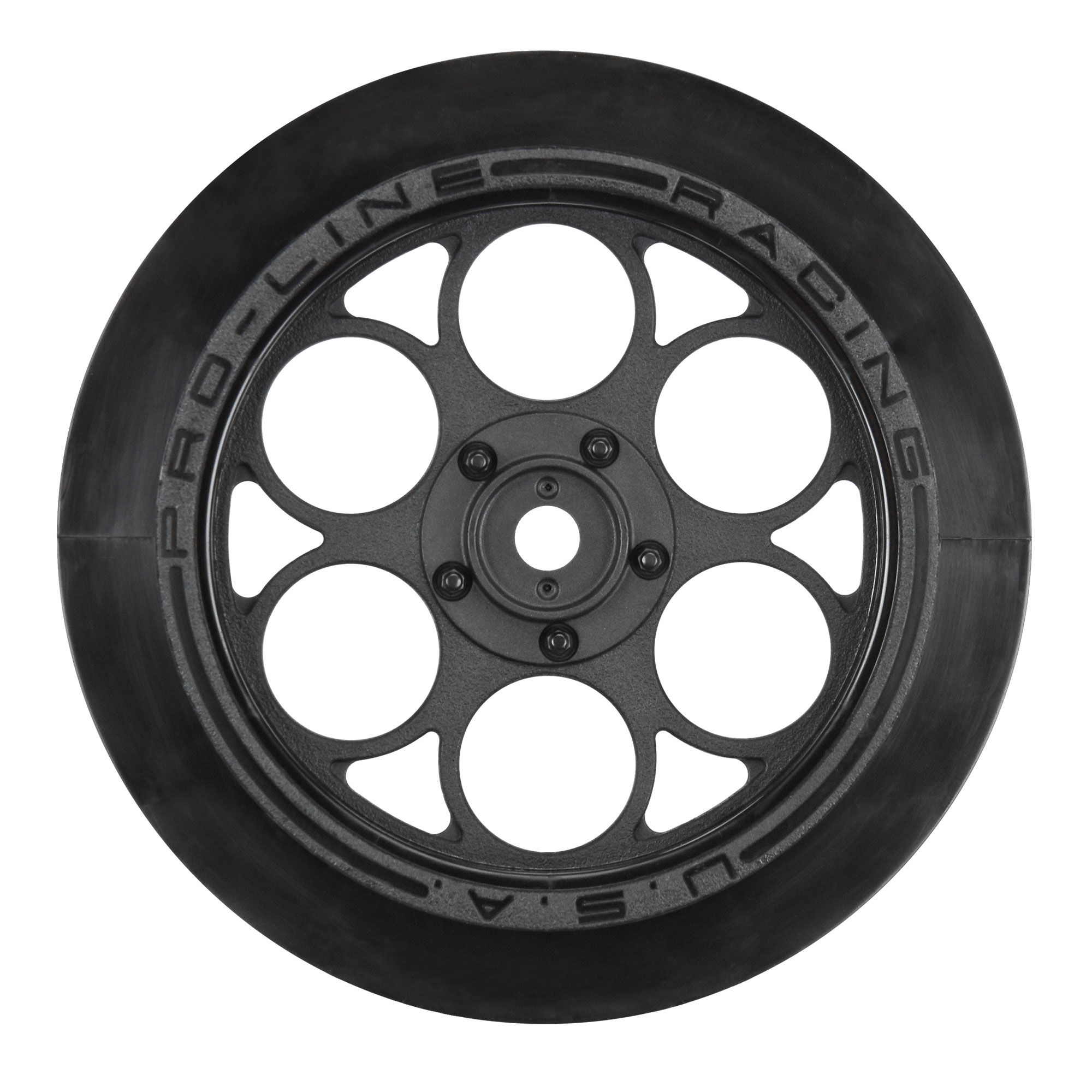 Pro-Line Racing 1/10 Showtime Front Runner Front 2.2"/2.7" 12mm Drag Wheels (2) Black