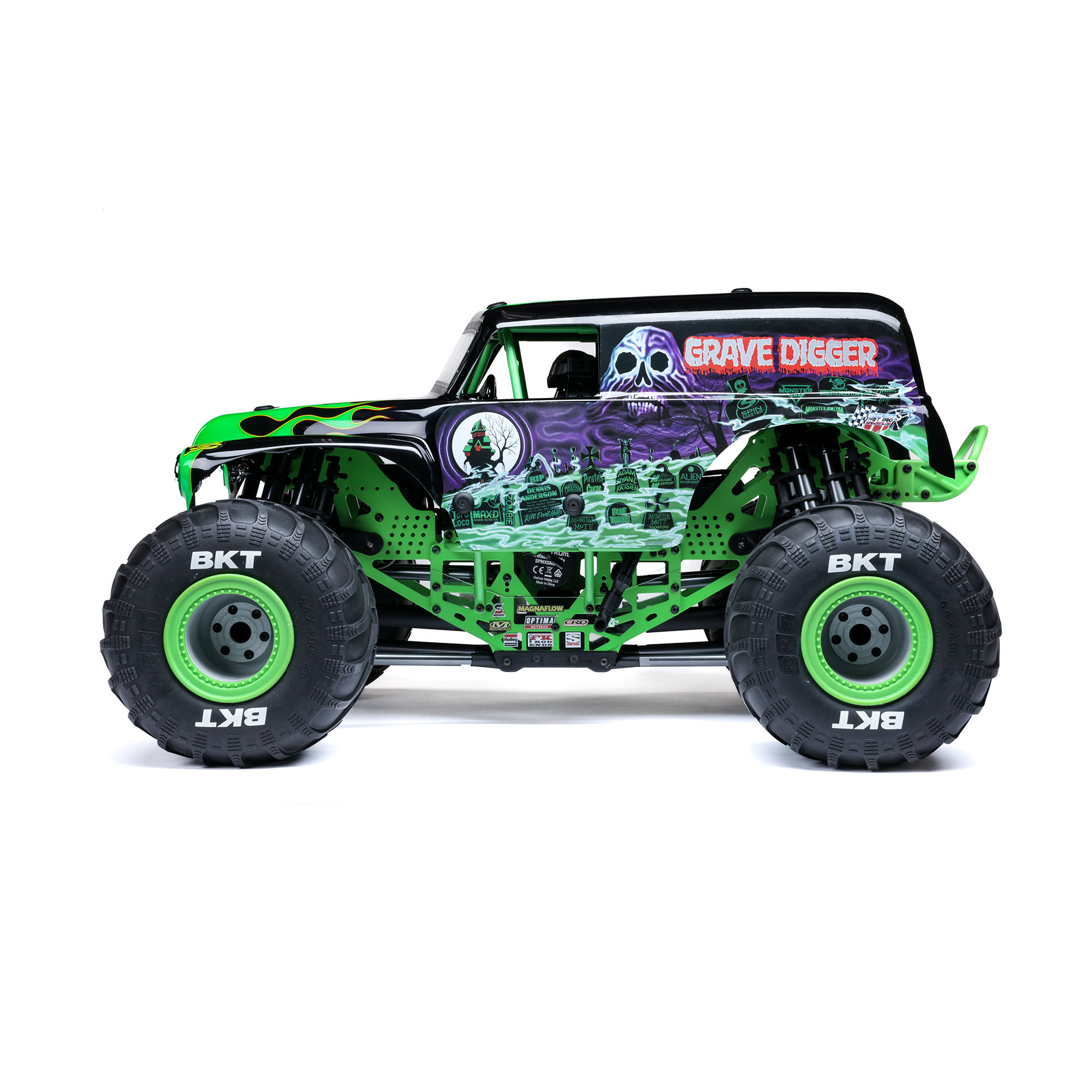 Losi 1/8 LMT 2.0 Grave Digger 4X4 Solid Axle Brushless Monster Truck RTR, Green