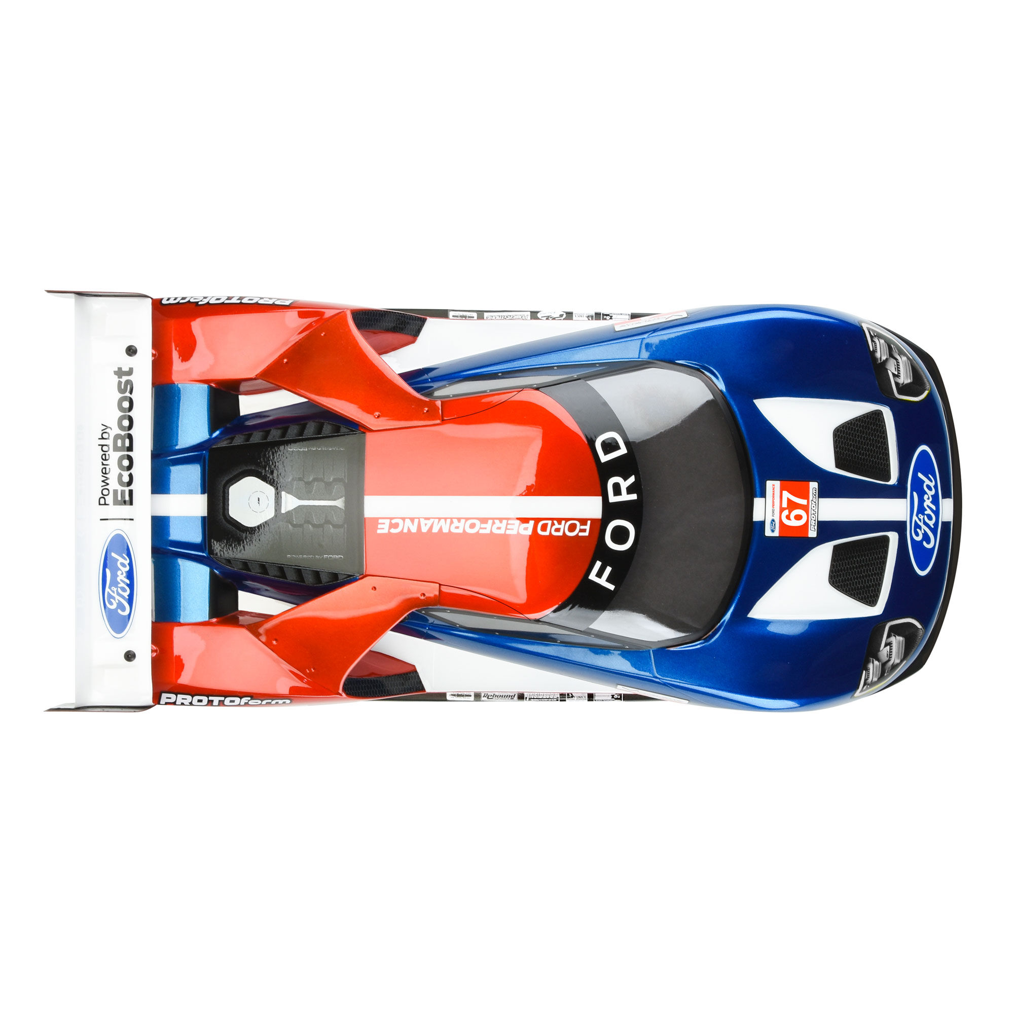 PROTOform 1/10 Ford GT LW Clear Body: 190mm Touring Car with LP shock towers