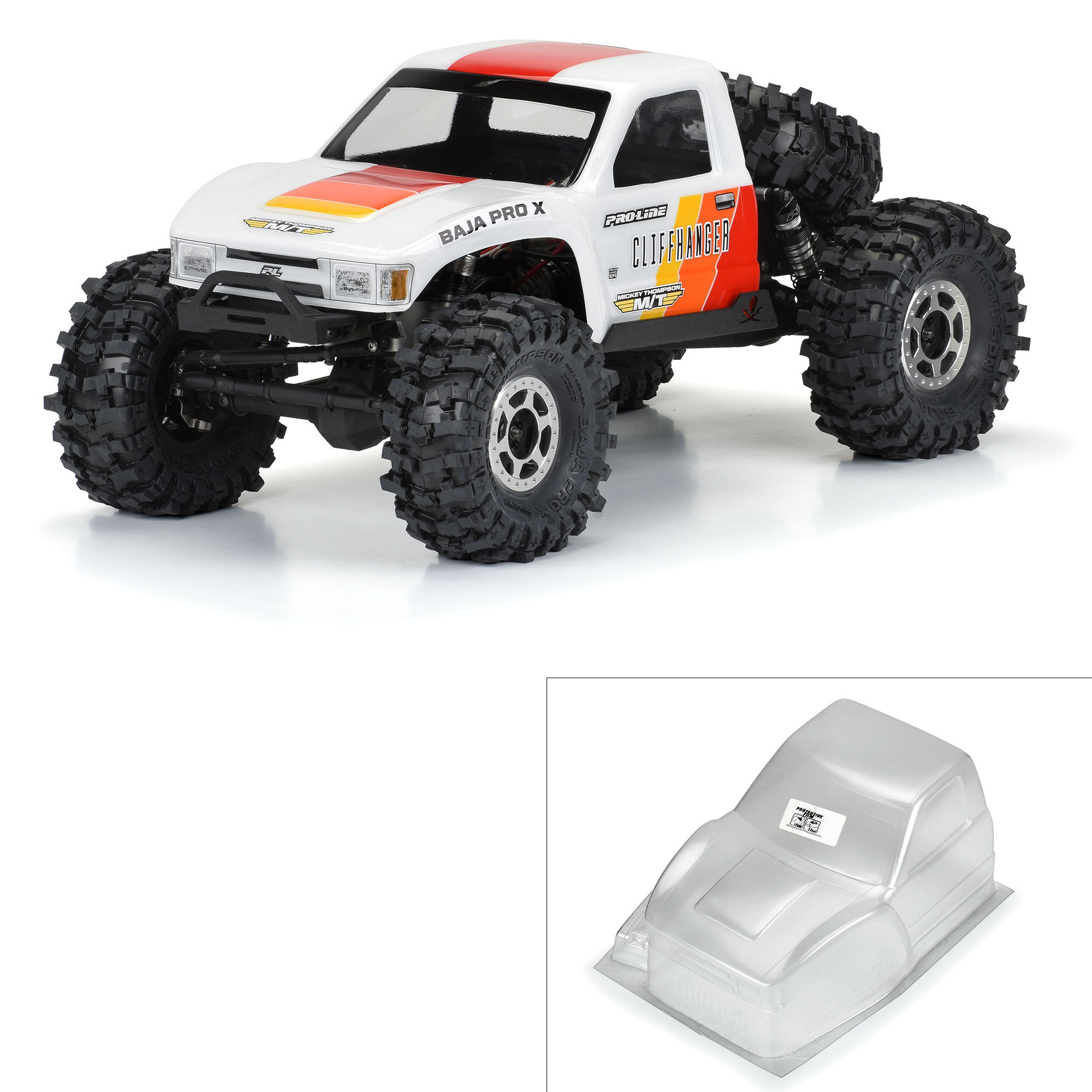 Pro-Line Racing 1/10 Cliffhanger HP Cab-Only Clear Body 12.3" (313mm) WB Crawlers