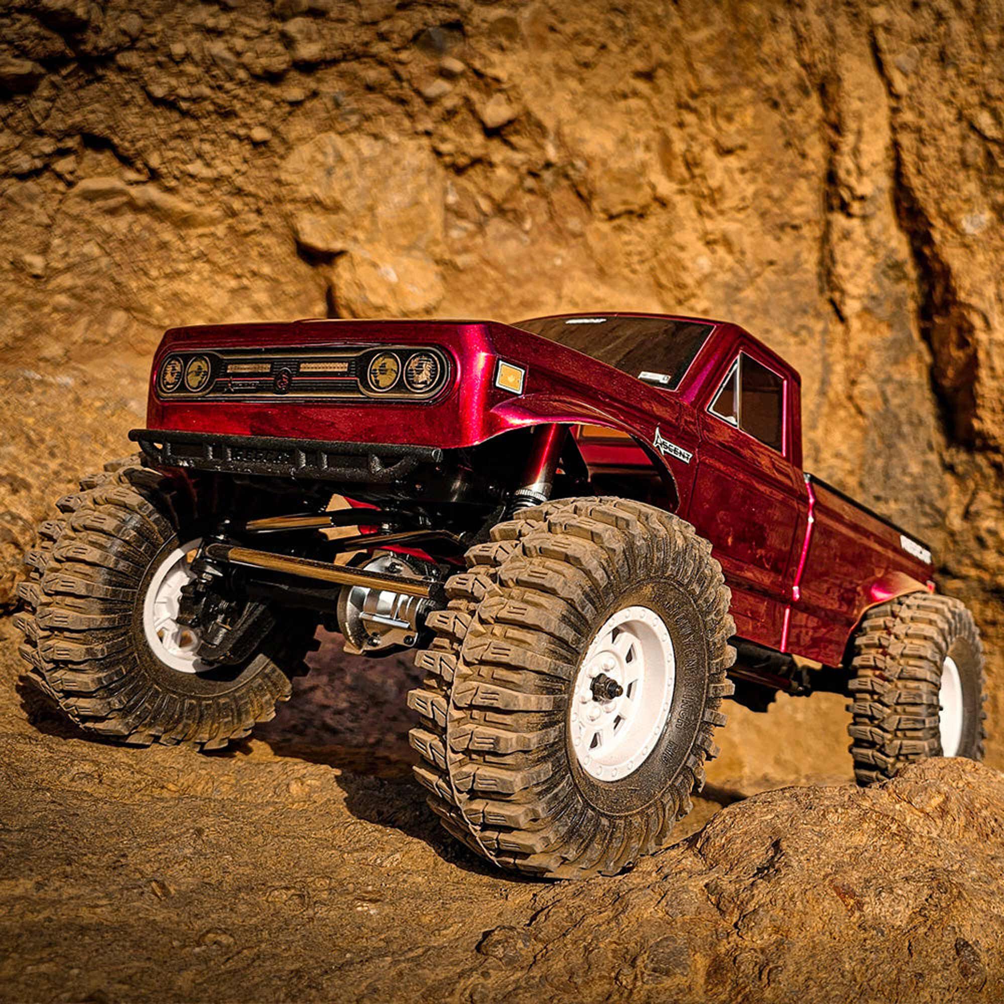 Redcat Racing 1/10 Ascent LCG One-Piece Body Rock Crawler RTR, Red