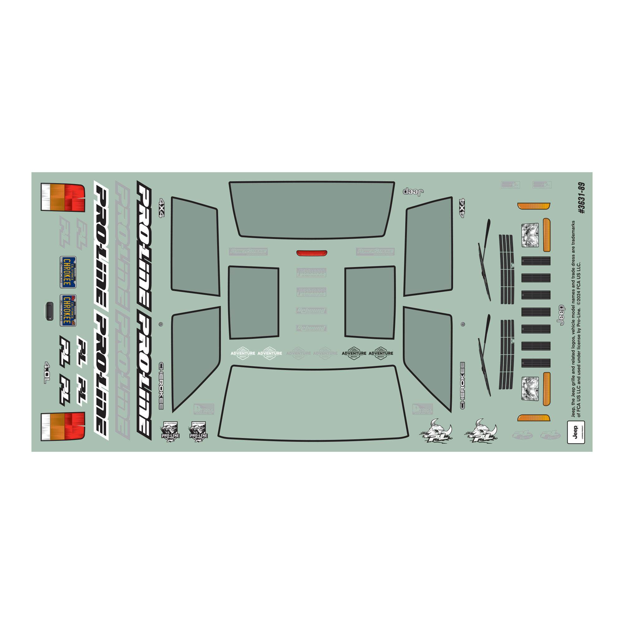 Pro-Line Racing 1/24 2001 Jeep Cherokee Clear Body: SCX24