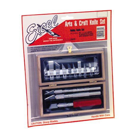 Excel Hobby Blade Corp Hobby Knife Set-Carded