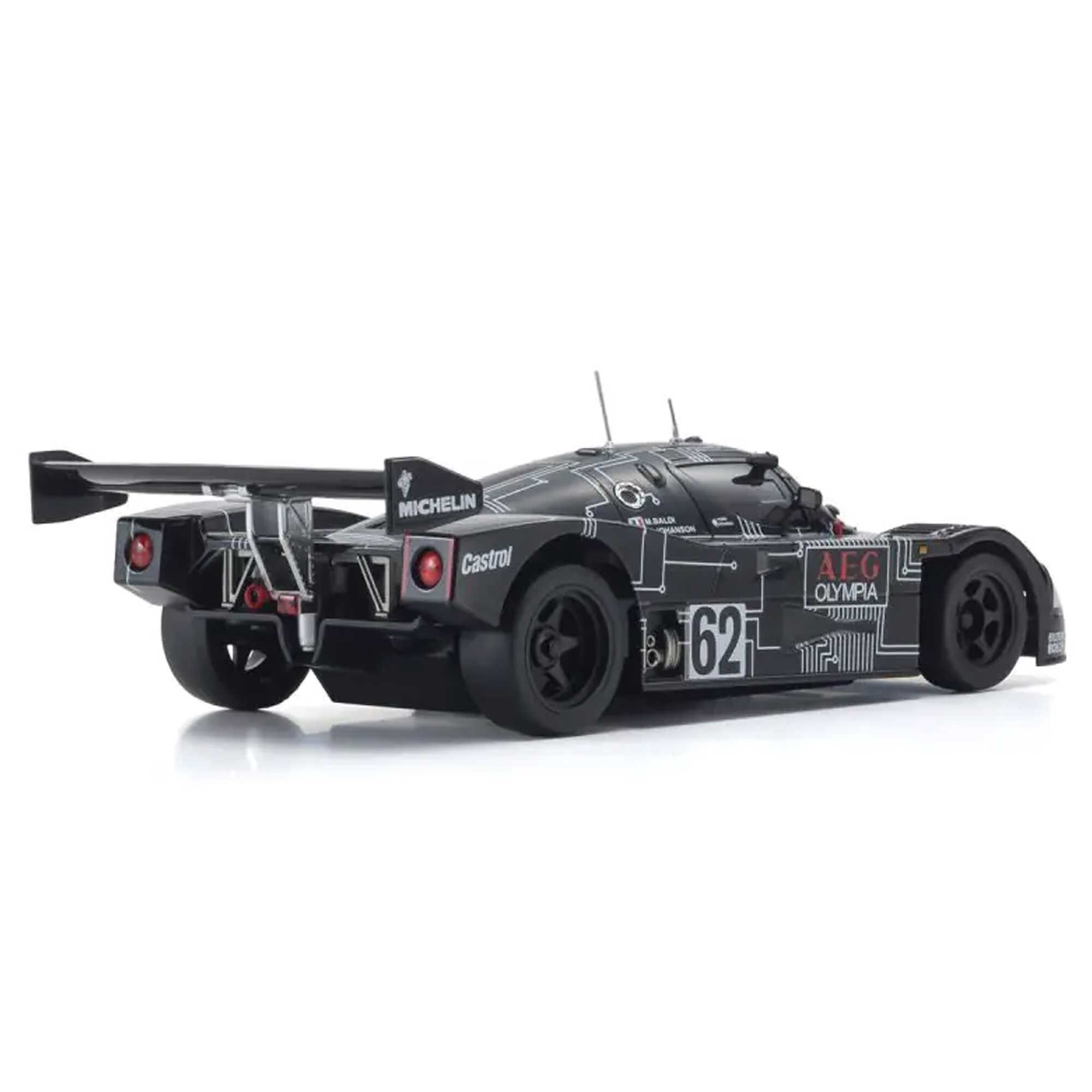 Kyosho 1/28 1988 Sauber-Mercedes Gruppe-C-Rennsportwagen C9 MINI-Z RWD RTR, Black