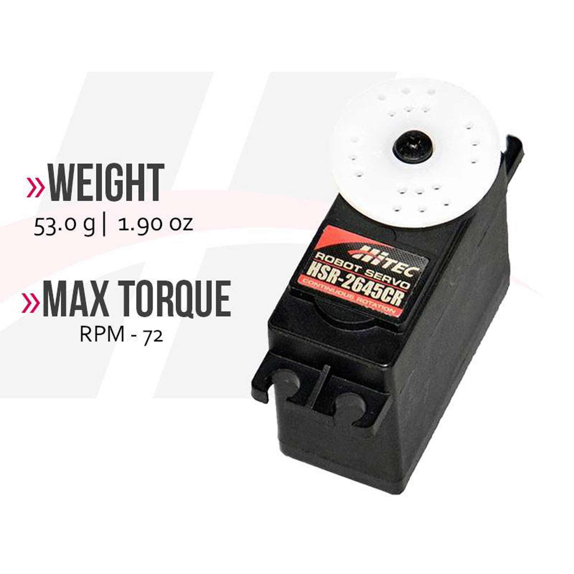 Hitec RCD Inc. HSR-2645CR Standard Digital Continuous Rotation Robot Servo