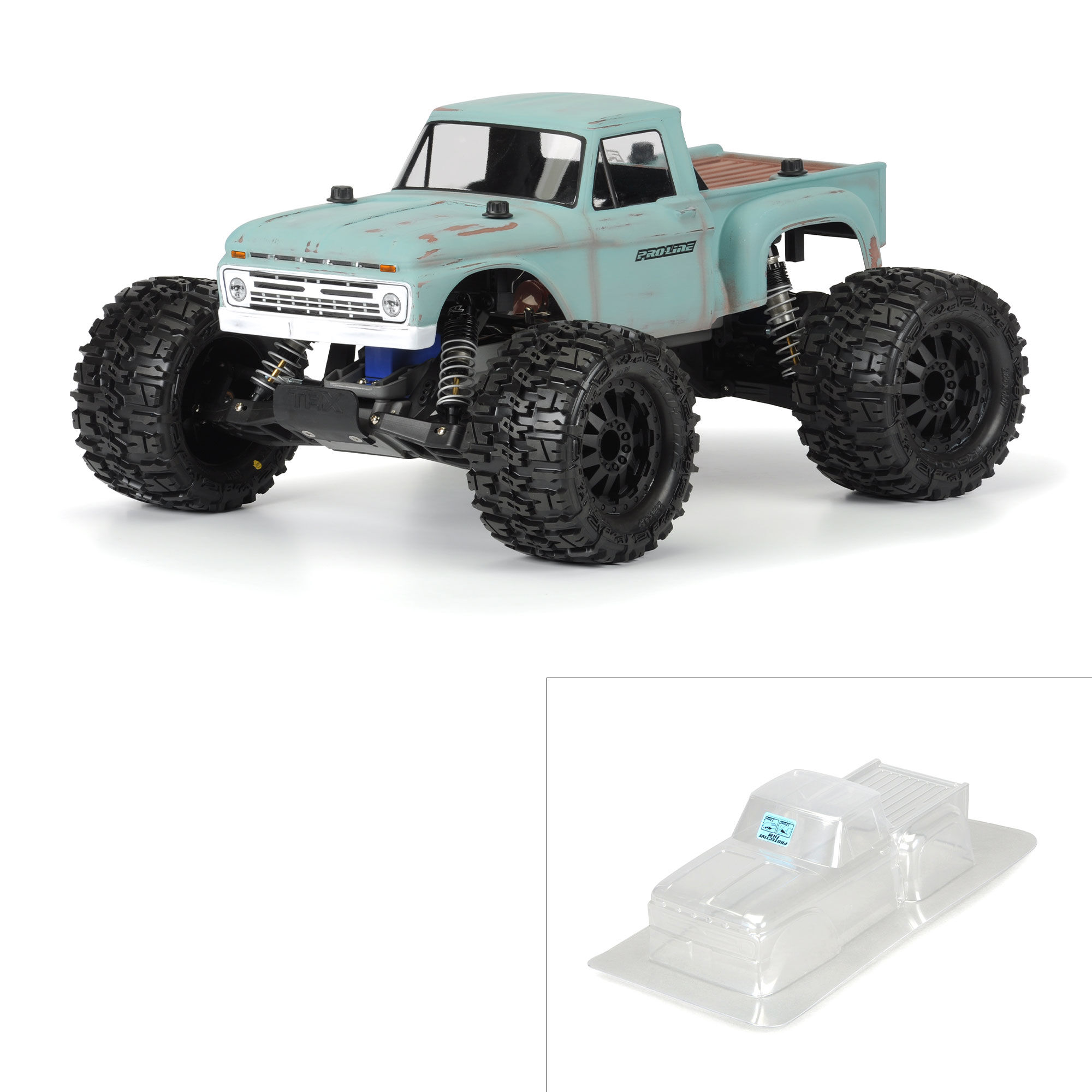 Pro-Line Racing 1/10 1966 Ford F-100 Clear Body: Stampede