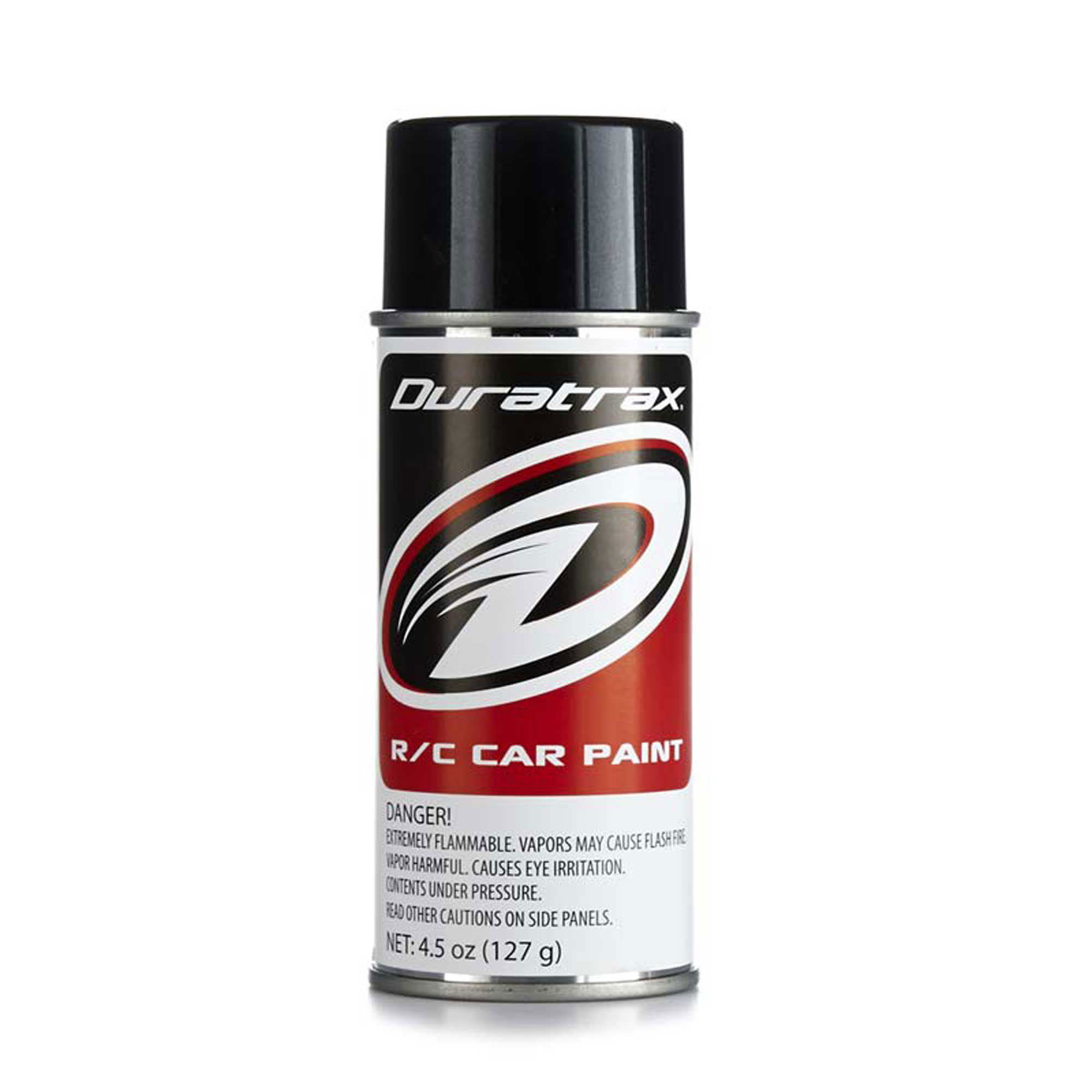 Duratrax Polycarb Spray, Metallic Black, 4.5 oz