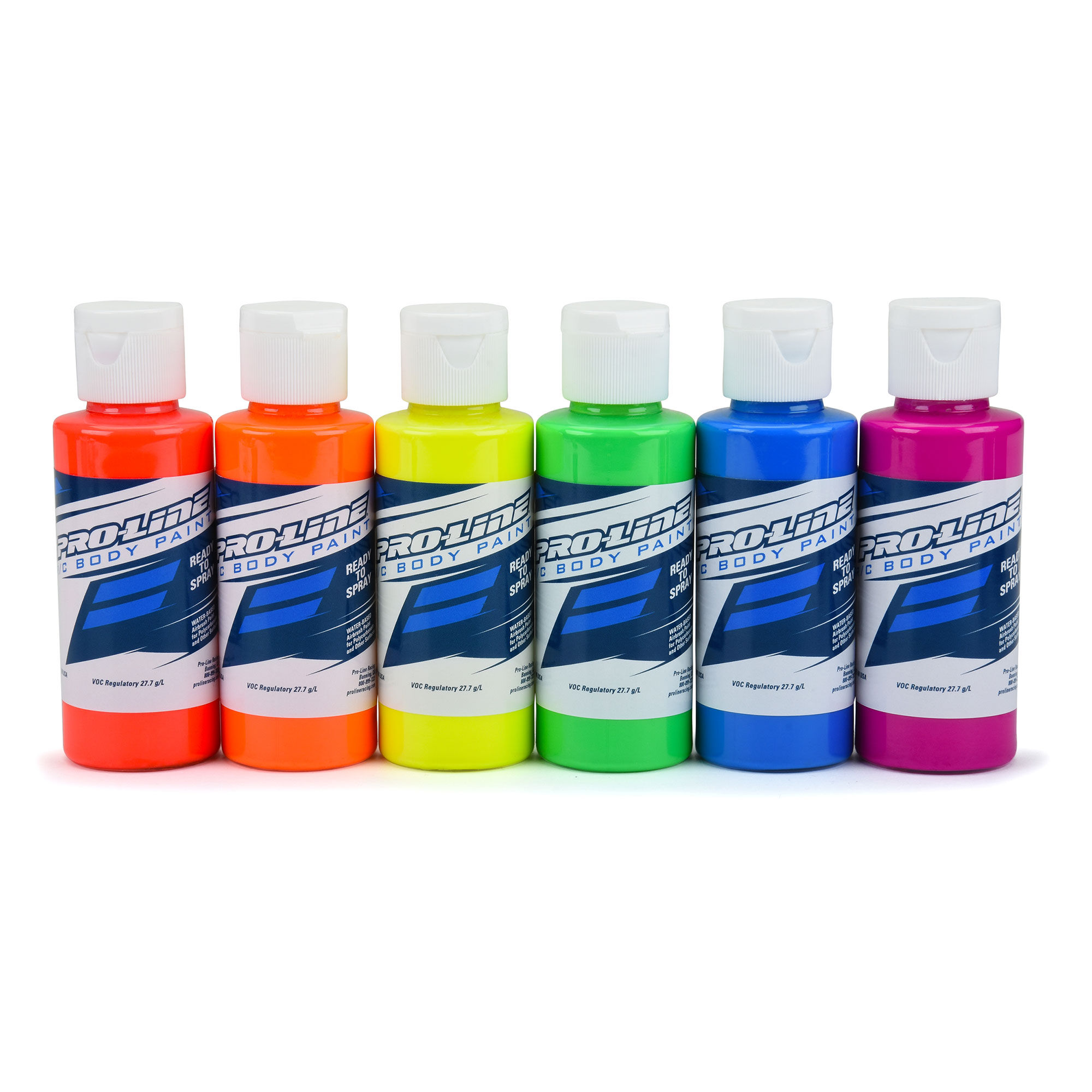 Pro-Line Racing Pro-Line RC Body Paint Fluorescent Color Set (6 Pack)