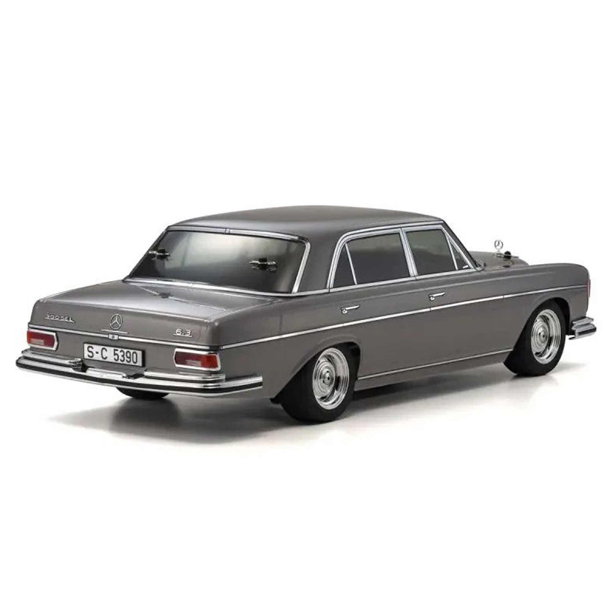 Kyosho 1/10 1971 Mercedes-Benz 300 SEL 6.3 Fazer Mk2 FZ02 Brushed 4x4 On-Road Touring RTR, Beige Gray