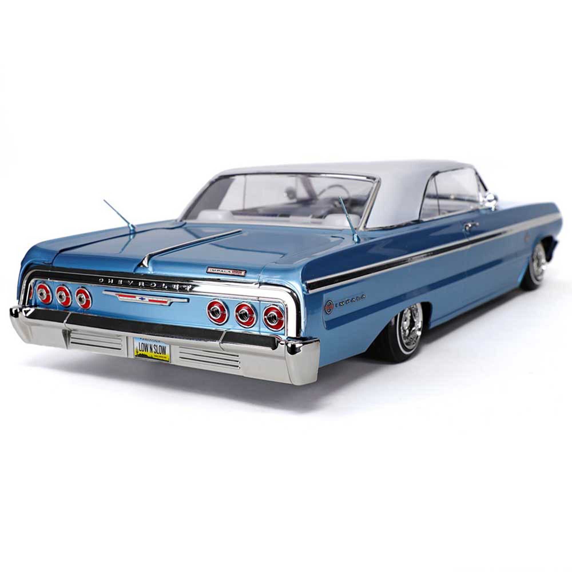 Redcat Racing 1/10 SixtyFour Chevrolet Impala Hopping Lowrider, Blue/White