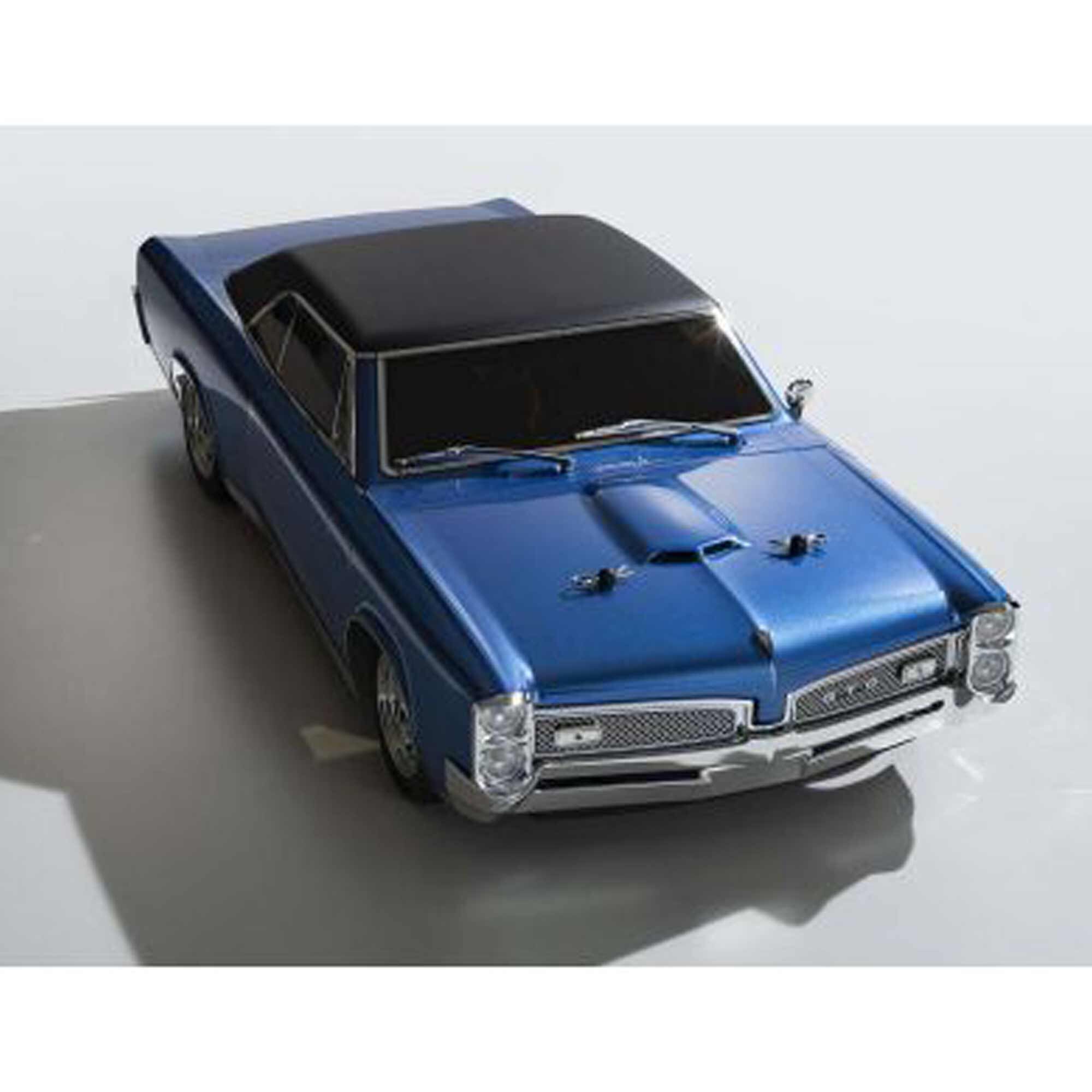 Kyosho 1/10 1967 Pontiac GTO Fazer Mk2 FZ02L Brushed 4x4 On-Road Touring RTR, Tyrol Blue