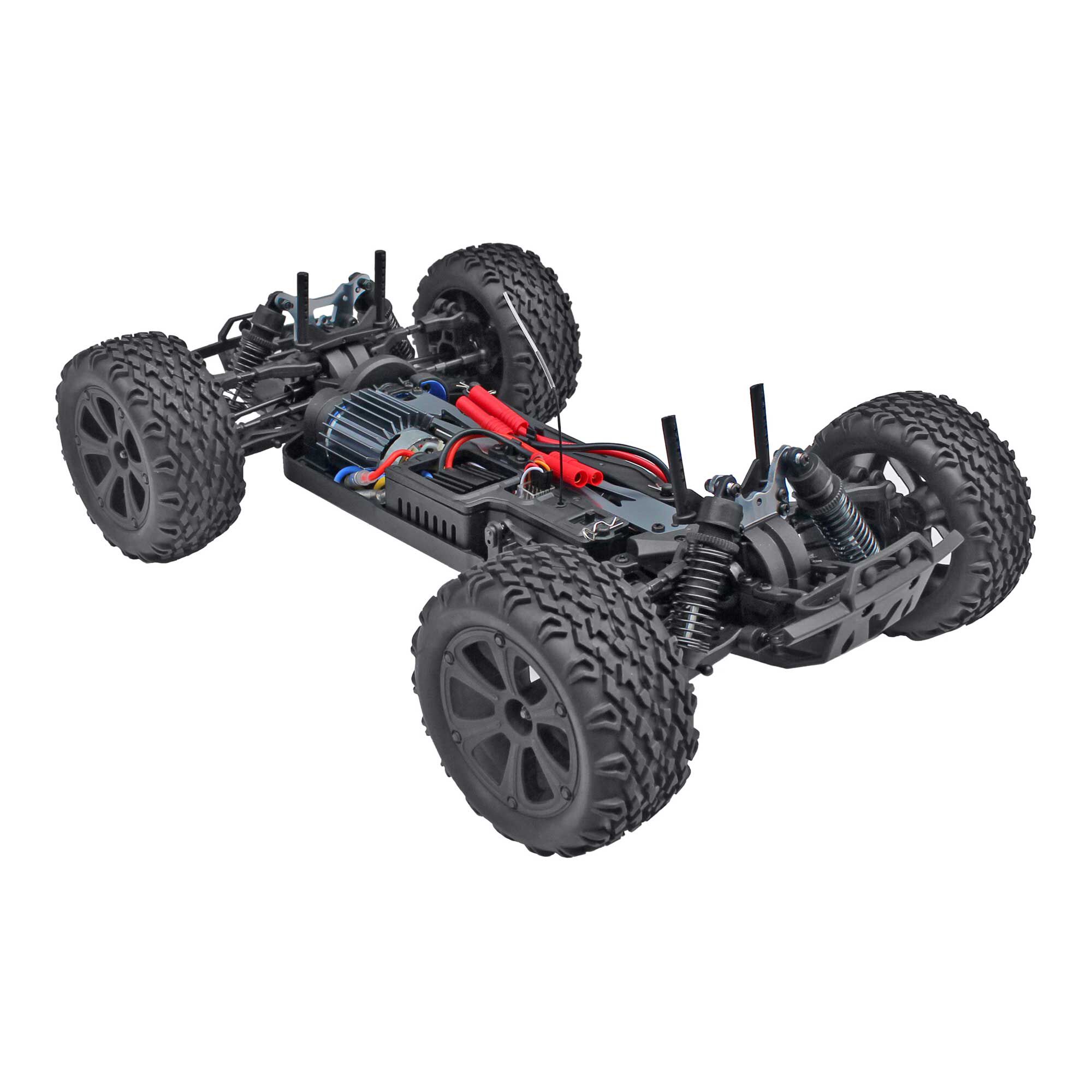 Redcat Racing 1/10 Blackout XTE 4WD Monster Truck Brushed RTR, Red