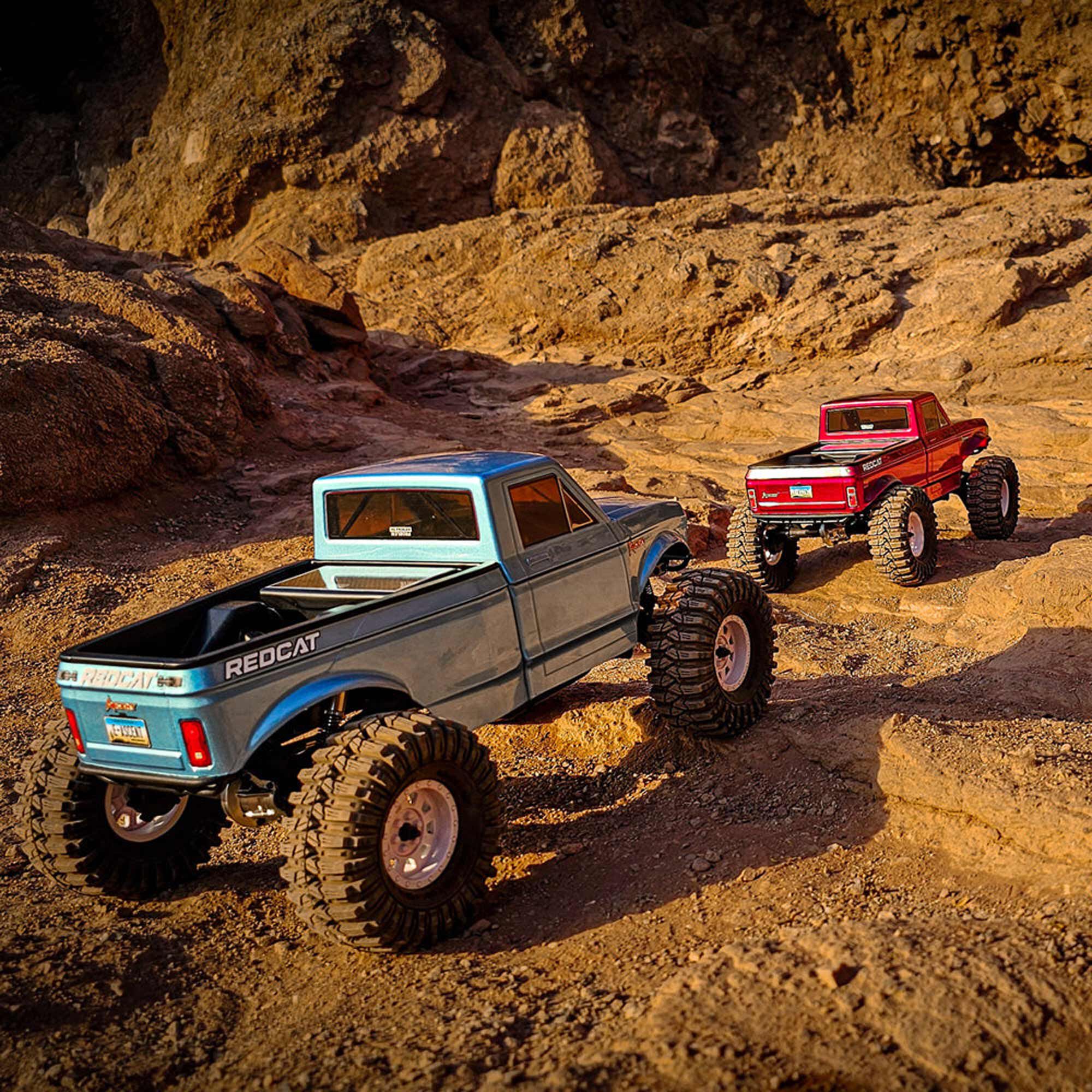 Redcat Racing 1/10 Ascent LCG Two-Piece Pinched & Dovetailed Body Rock Crawler RTR, Blue