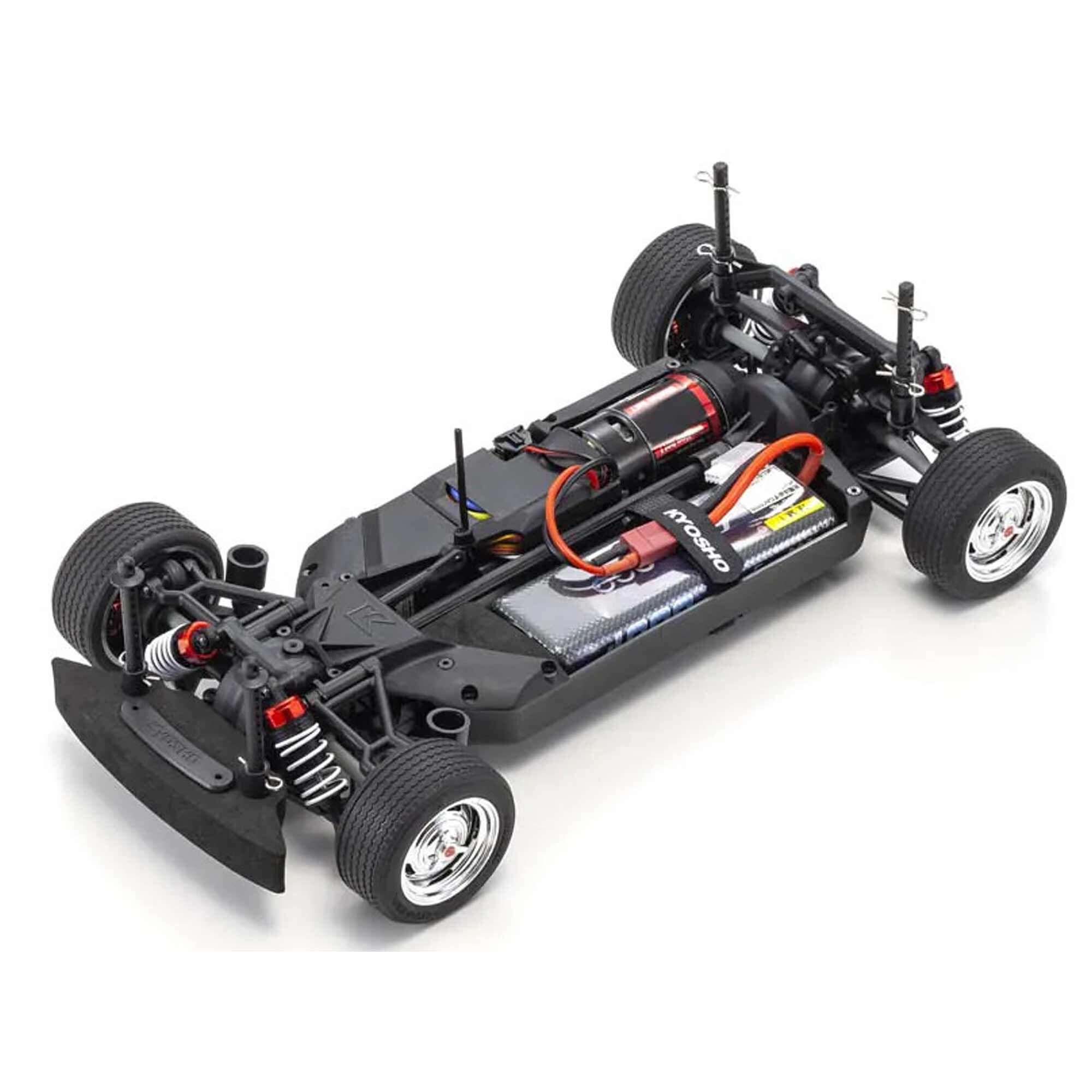 Kyosho 1/10 1957 Chevy Bel Air Coupe Fazer Mk2 FZ02L Brushed 4x4 On-Road Touring RTR, Tropical Turquoise