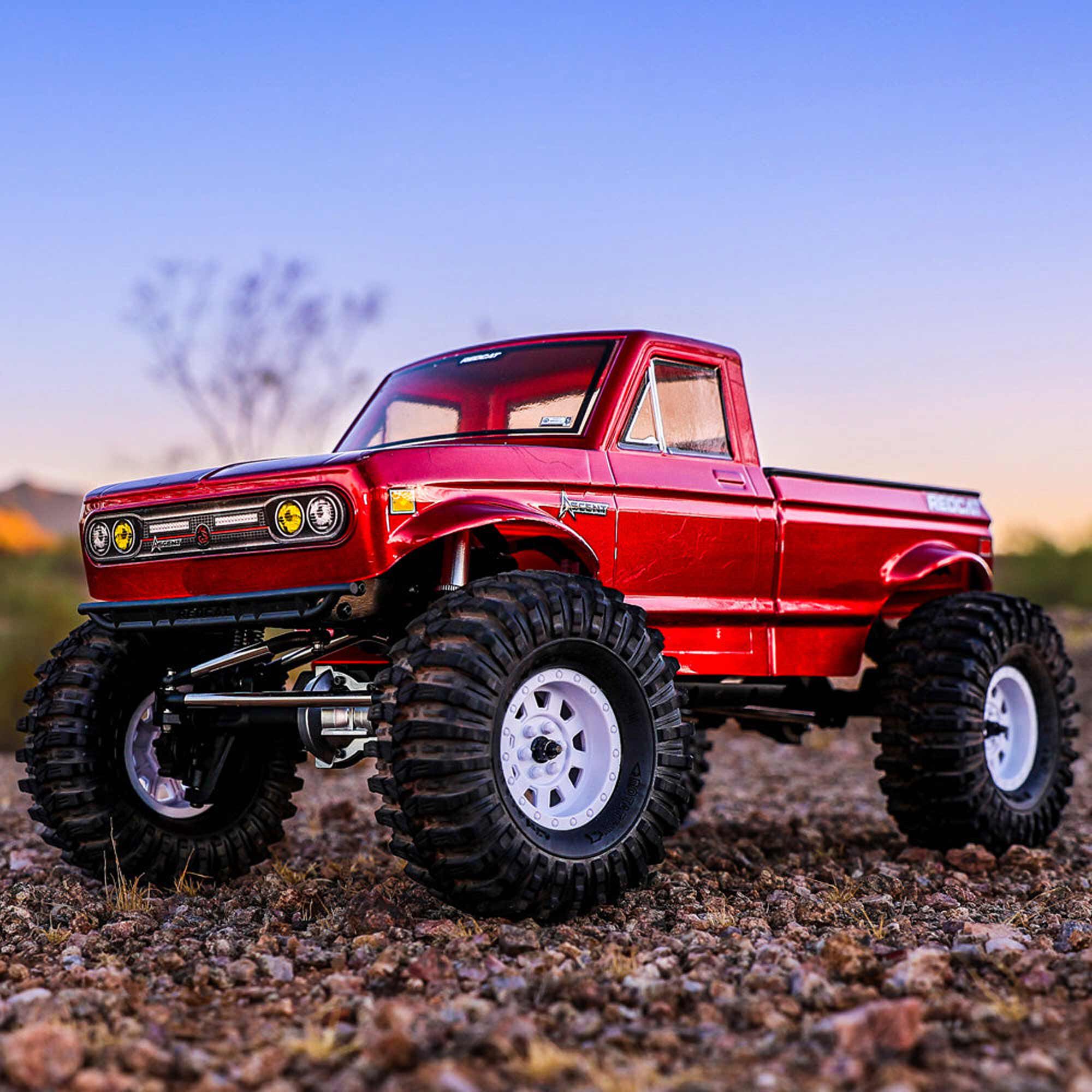 Redcat Racing 1/10 Ascent LCG One-Piece Body Rock Crawler RTR, Red