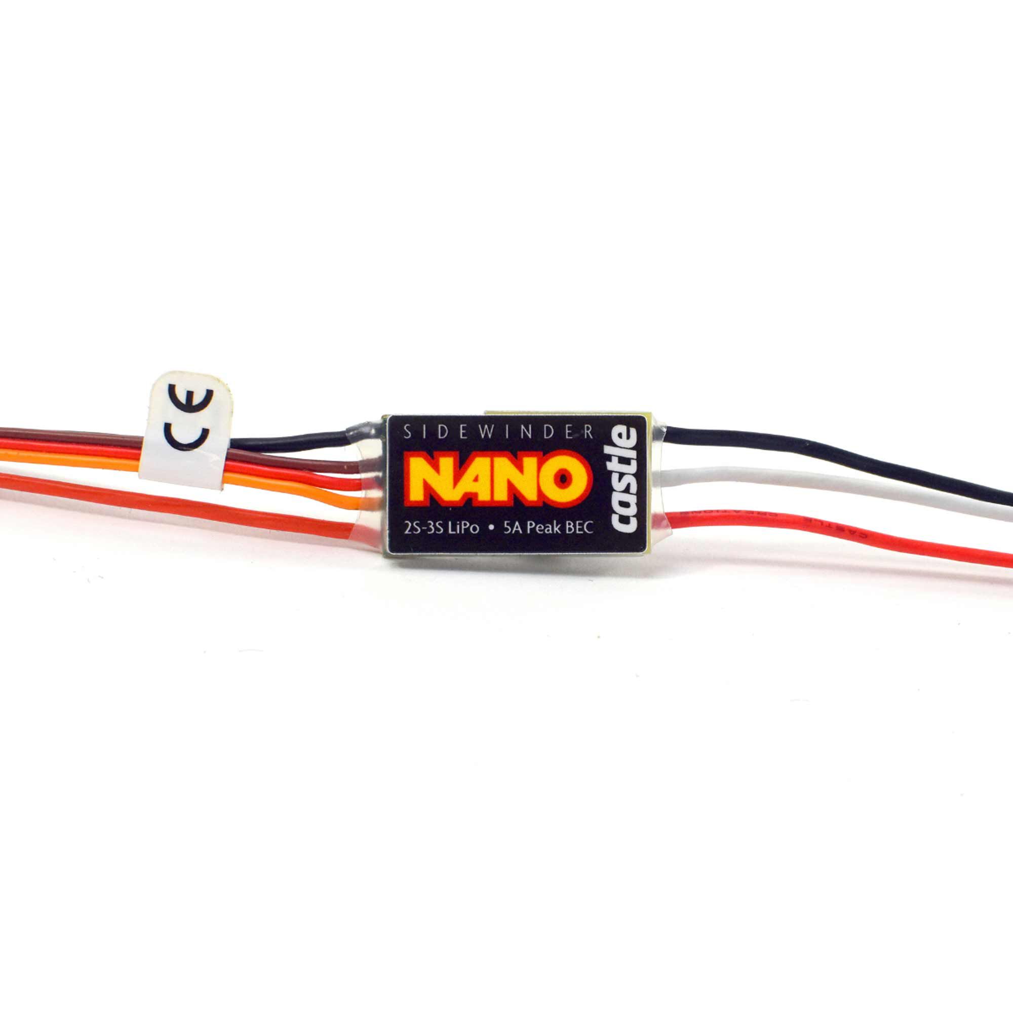 Castle Creations Sidewinder Nano 12.6V Micro ESC