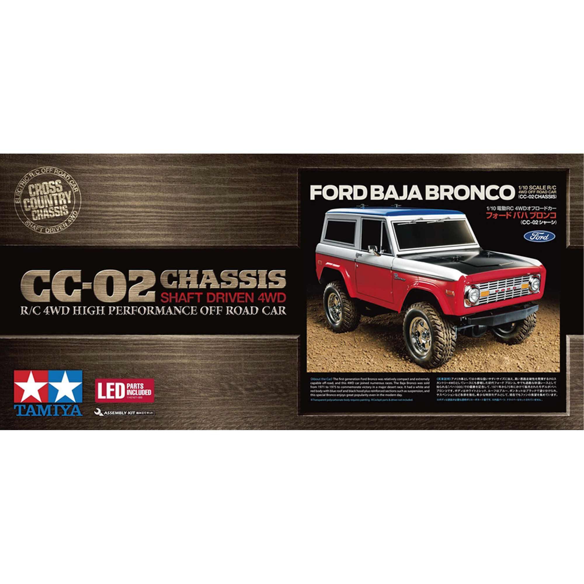 Tamiya 1/10 R/C Ford Baja Bronco (CC-02)