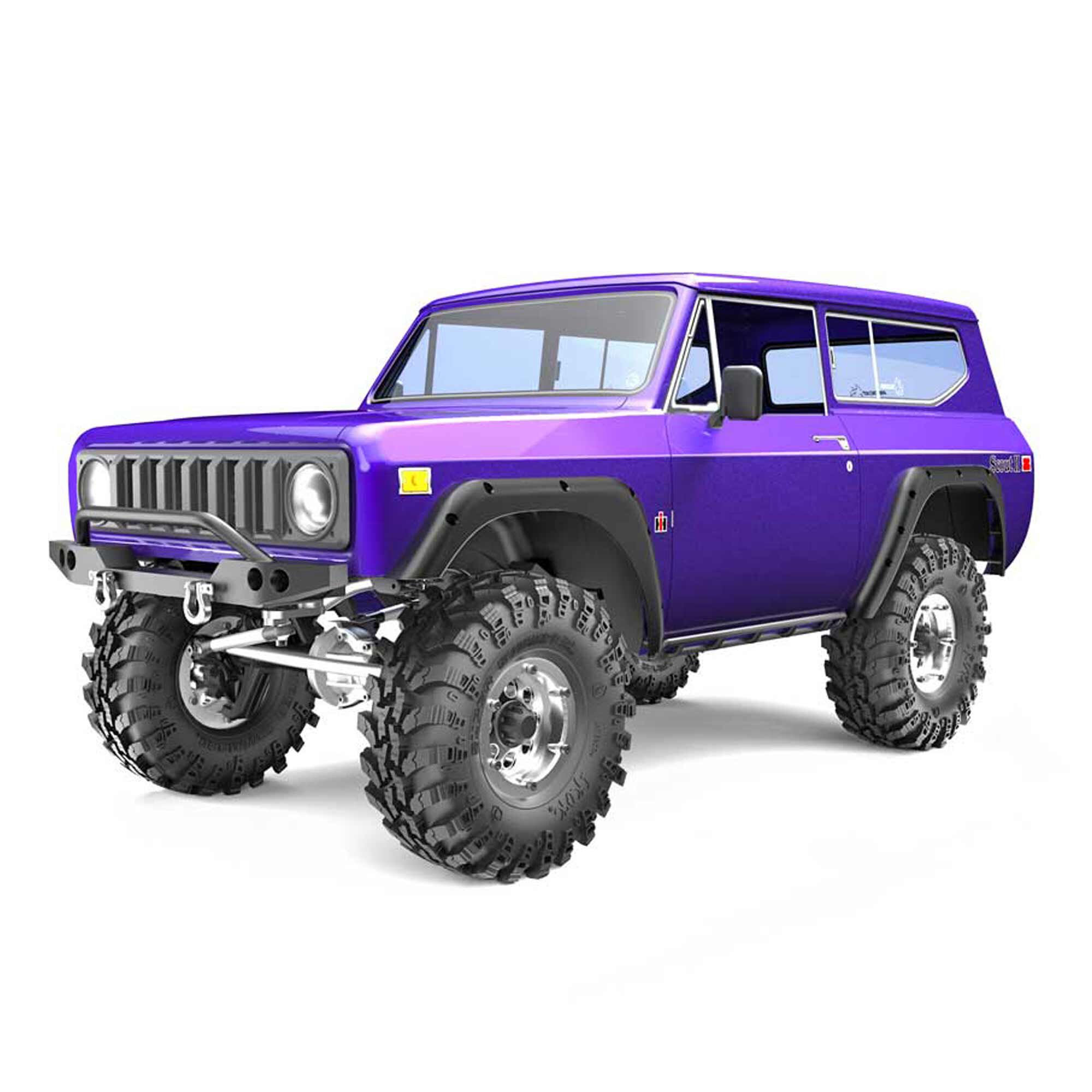 Redcat Racing 1/10 Gen8 V2 International Harvester Scout II Brushed 4X4 Crawler RTR, Purple