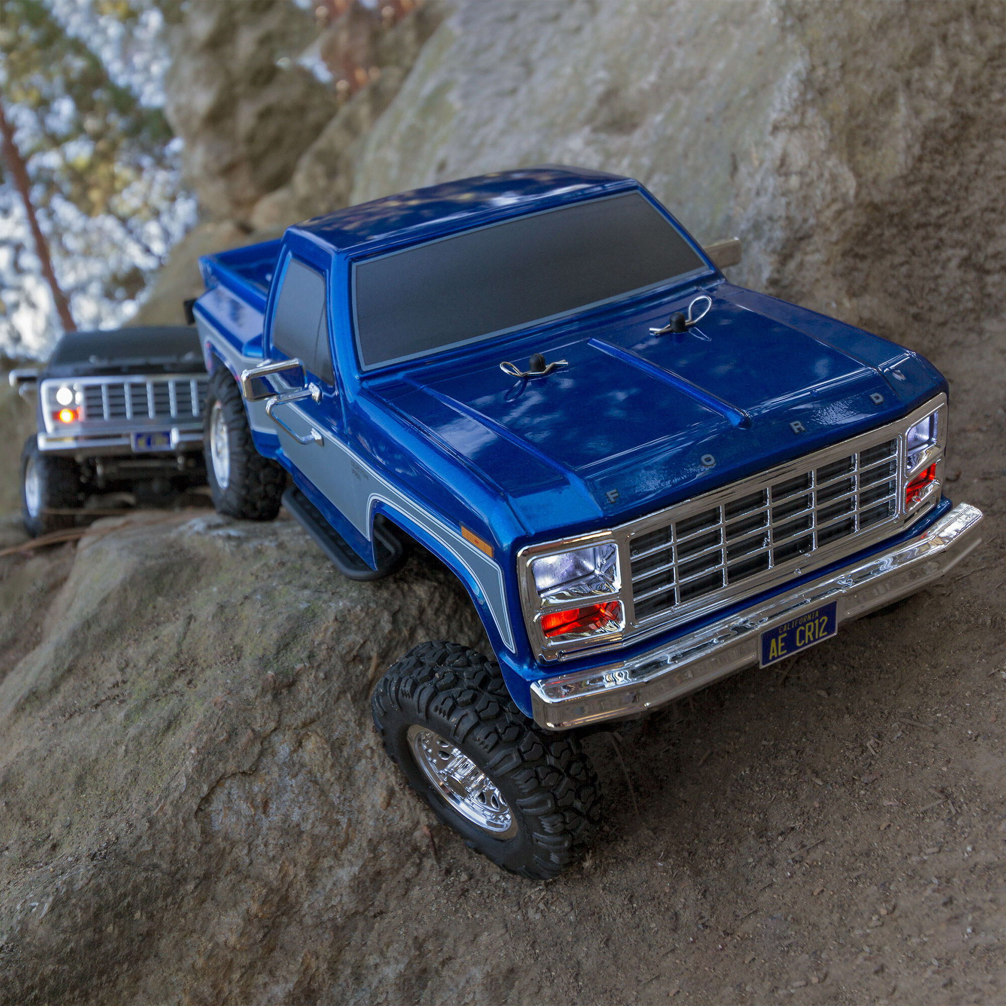 Team Associated 1/12 CR12 Ford F-150 Pick-Up 4WD Brushed RTR, Blue