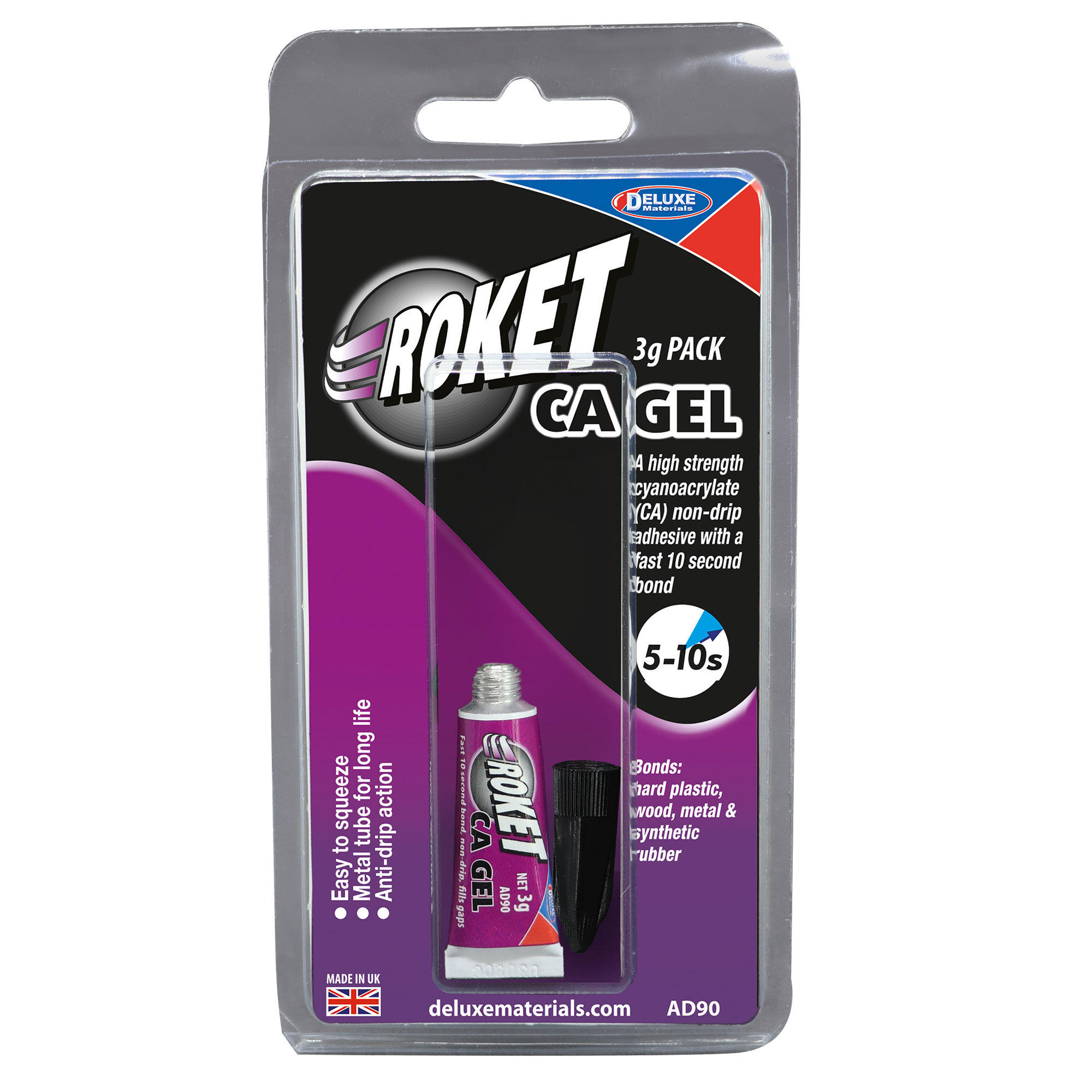 Deluxe Materials Roket CA Gel 3g Adhesive