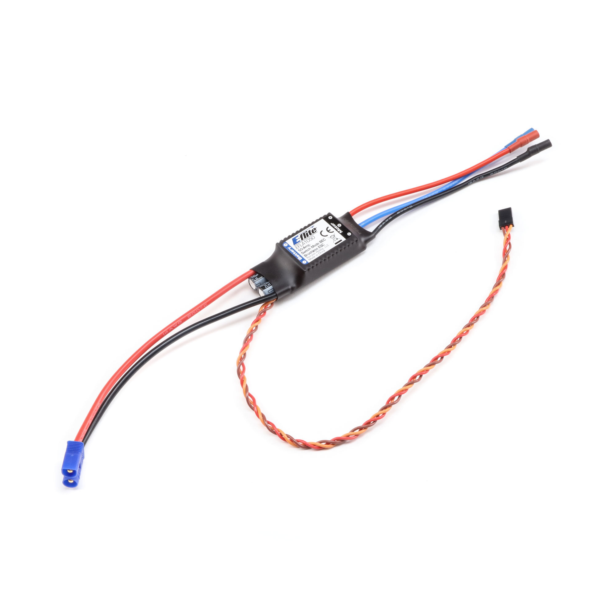 E-flite 50-Amp Switch-Mode BEC Brushless ESC: EC3