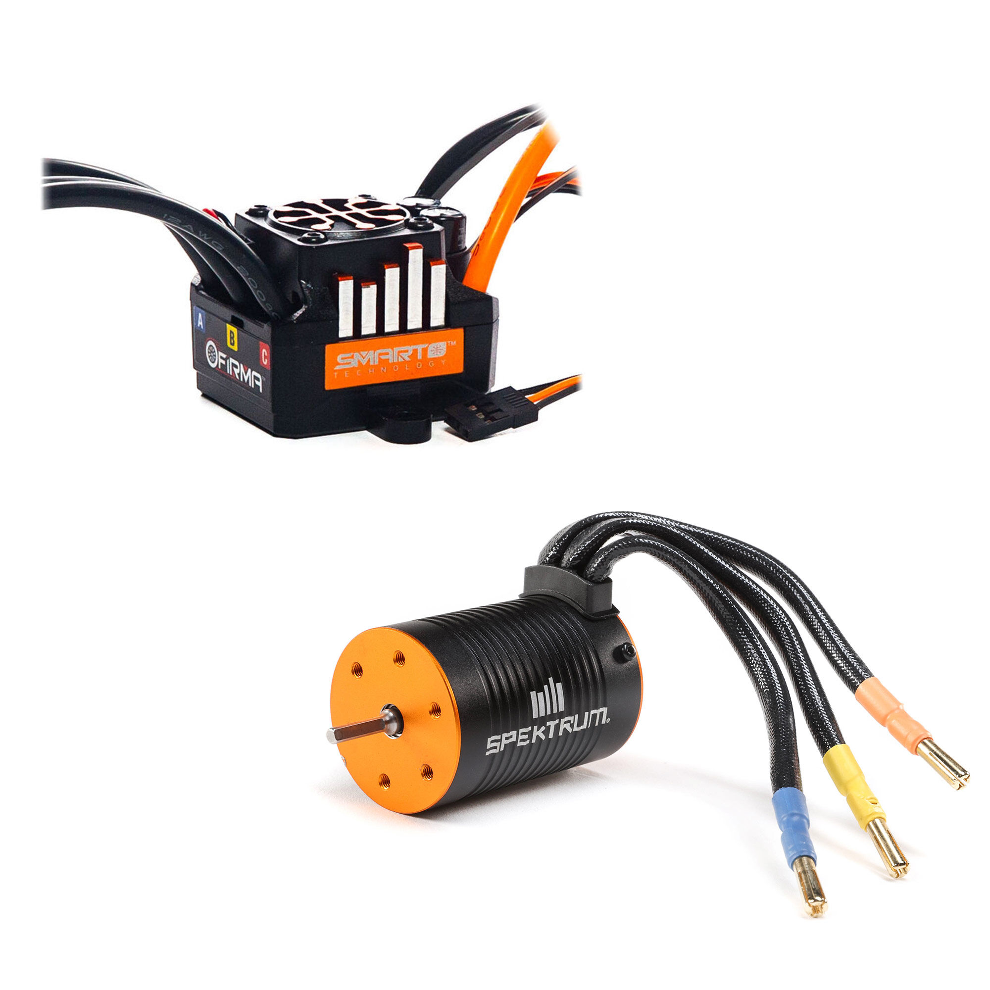 Spektrum Accessories Firma 100A Brushless Smart ESC / 6500Kv Sensorless Motor Combo: No-Prep