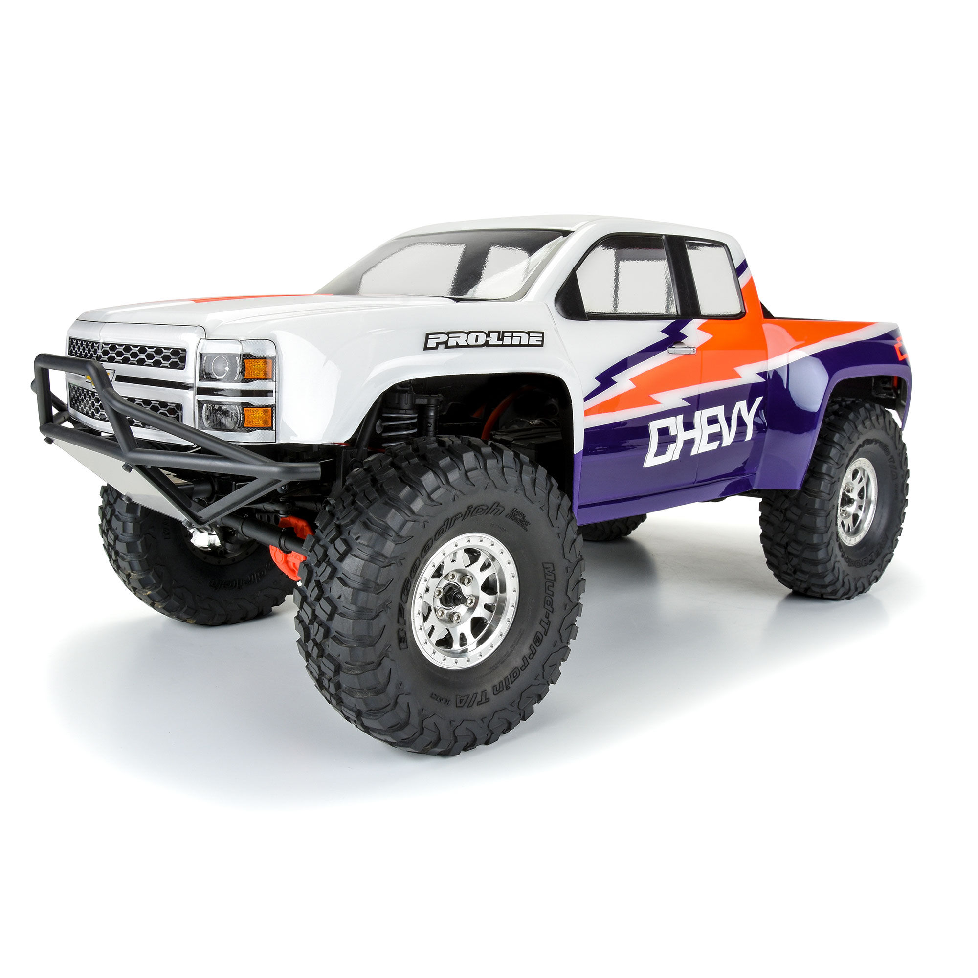 Pro-Line Racing 1/10 2015 Chevy Silverado Pre-Runner Clear Body 12.3" WB Crawlers