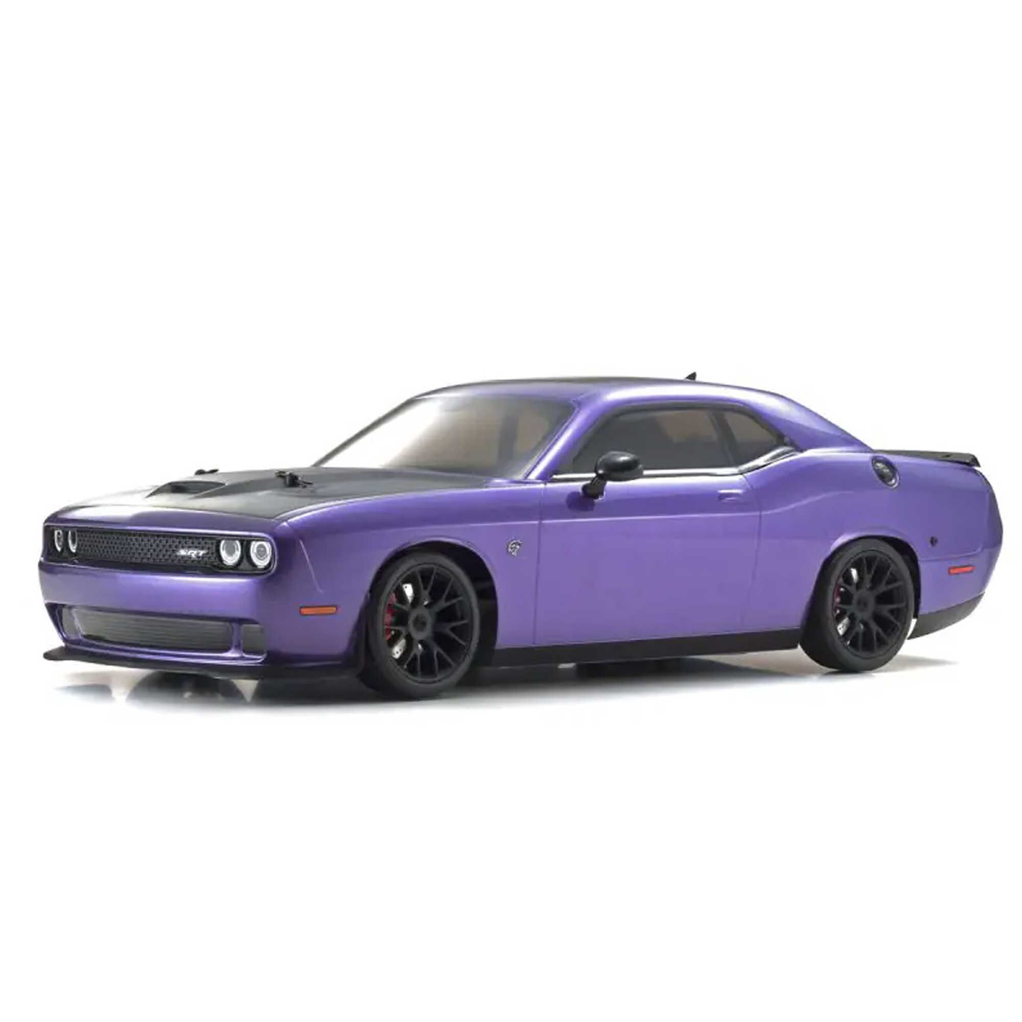 Kyosho 1/10 Fazer Mk2 2015 Dodge Challenger SRT Hellcat 4x4 Electric Touring RTR, Plam Crazy Purple