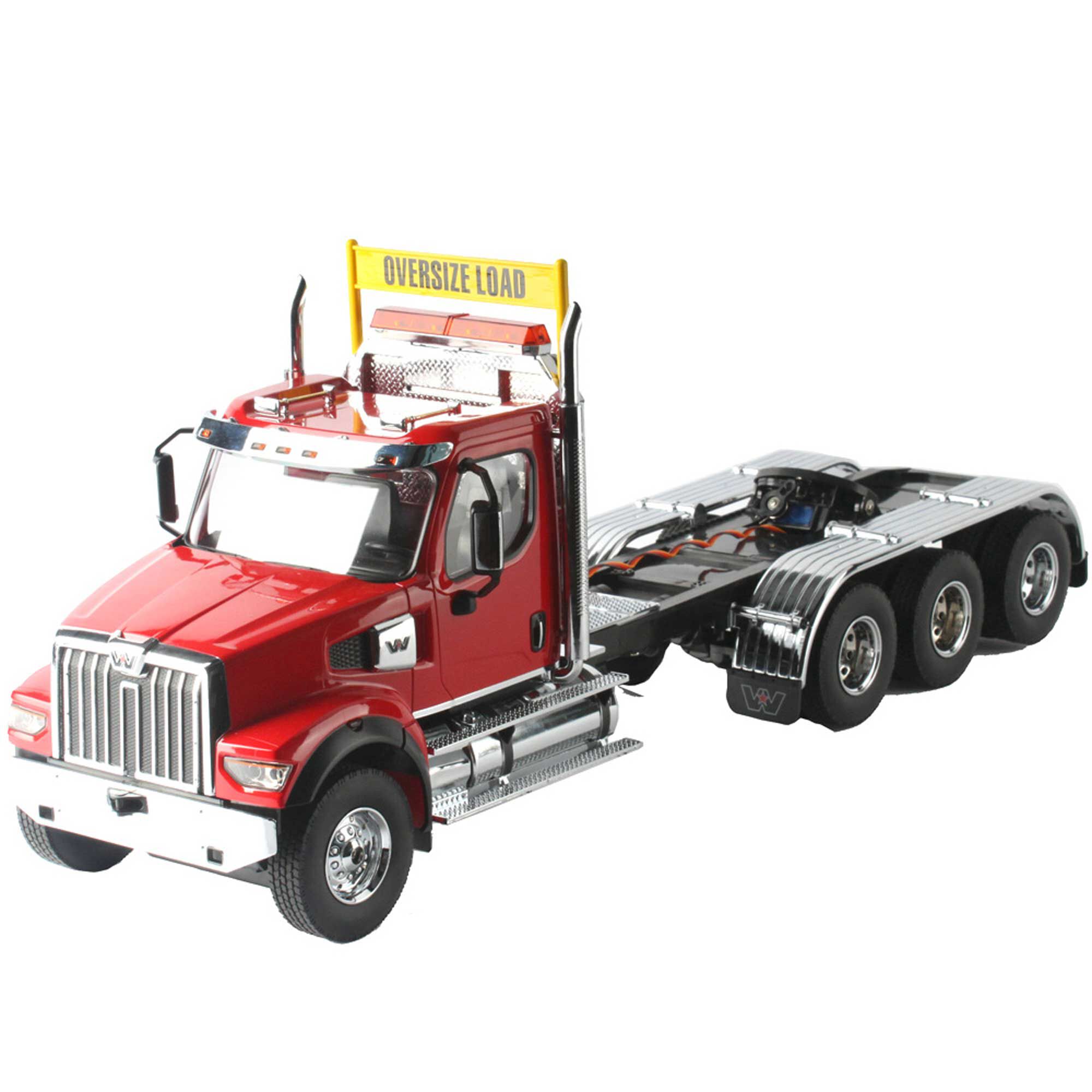 DCM/Racemasters 1/16 RC Caterpillar Western-Star 49X Truck & Trailer Combo