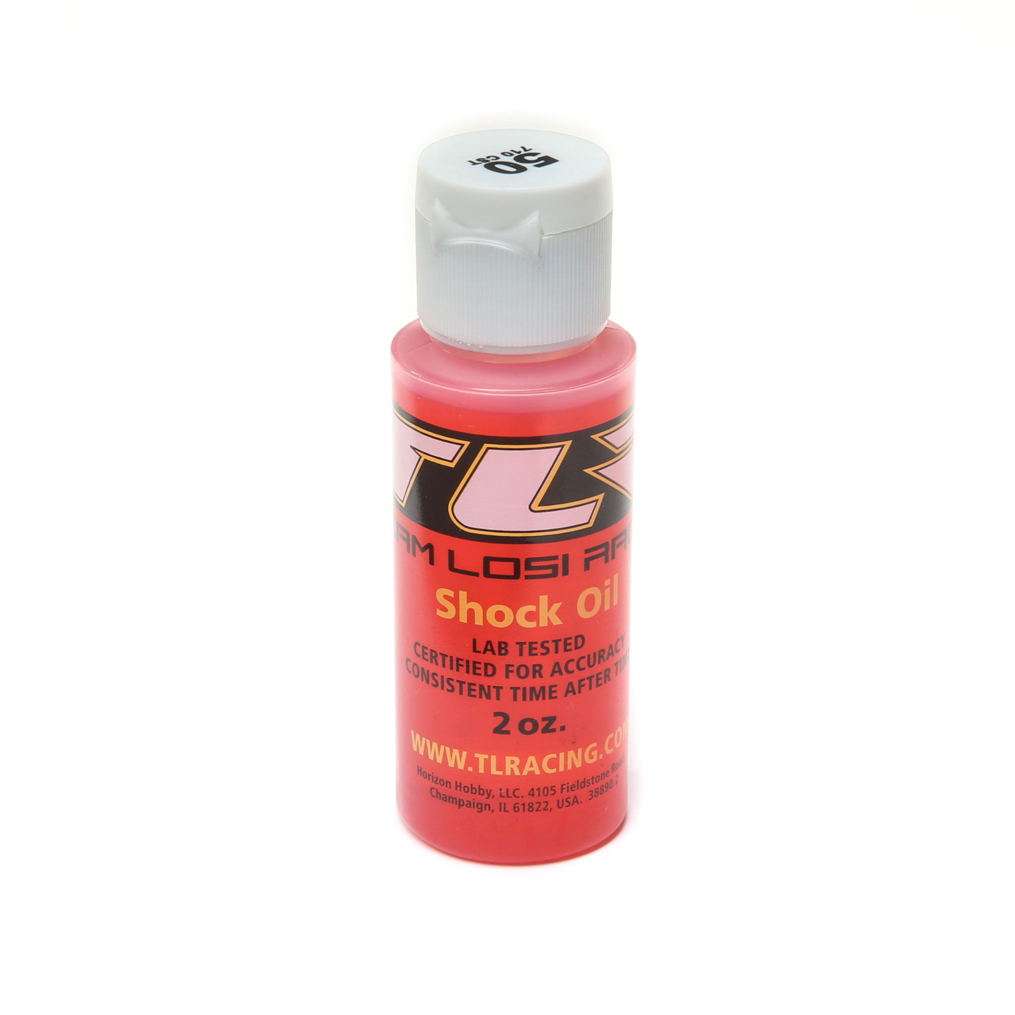 Team Losi Racing Silicone Shock Oil, 50WT, 710cSt, 2oz