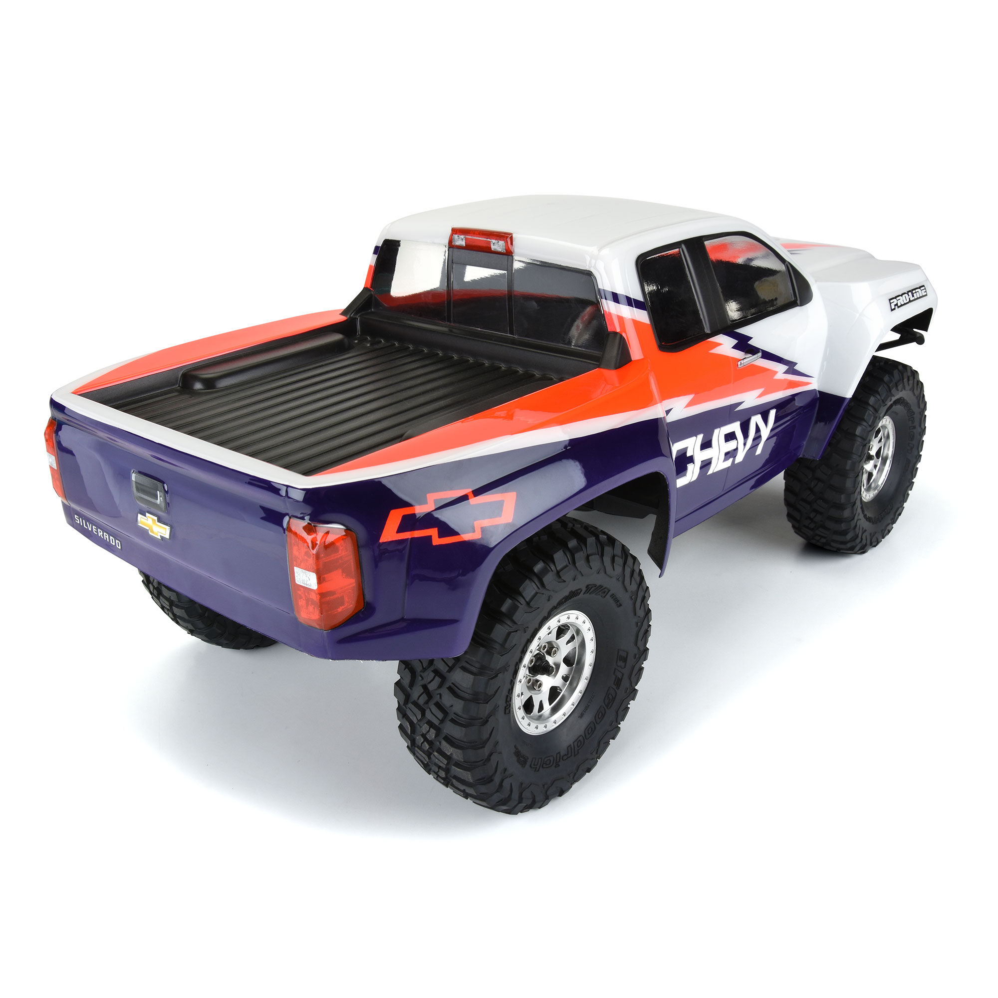 Pro-Line Racing 1/10 2015 Chevy Silverado Pre-Runner Clear Body 12.3" WB Crawlers