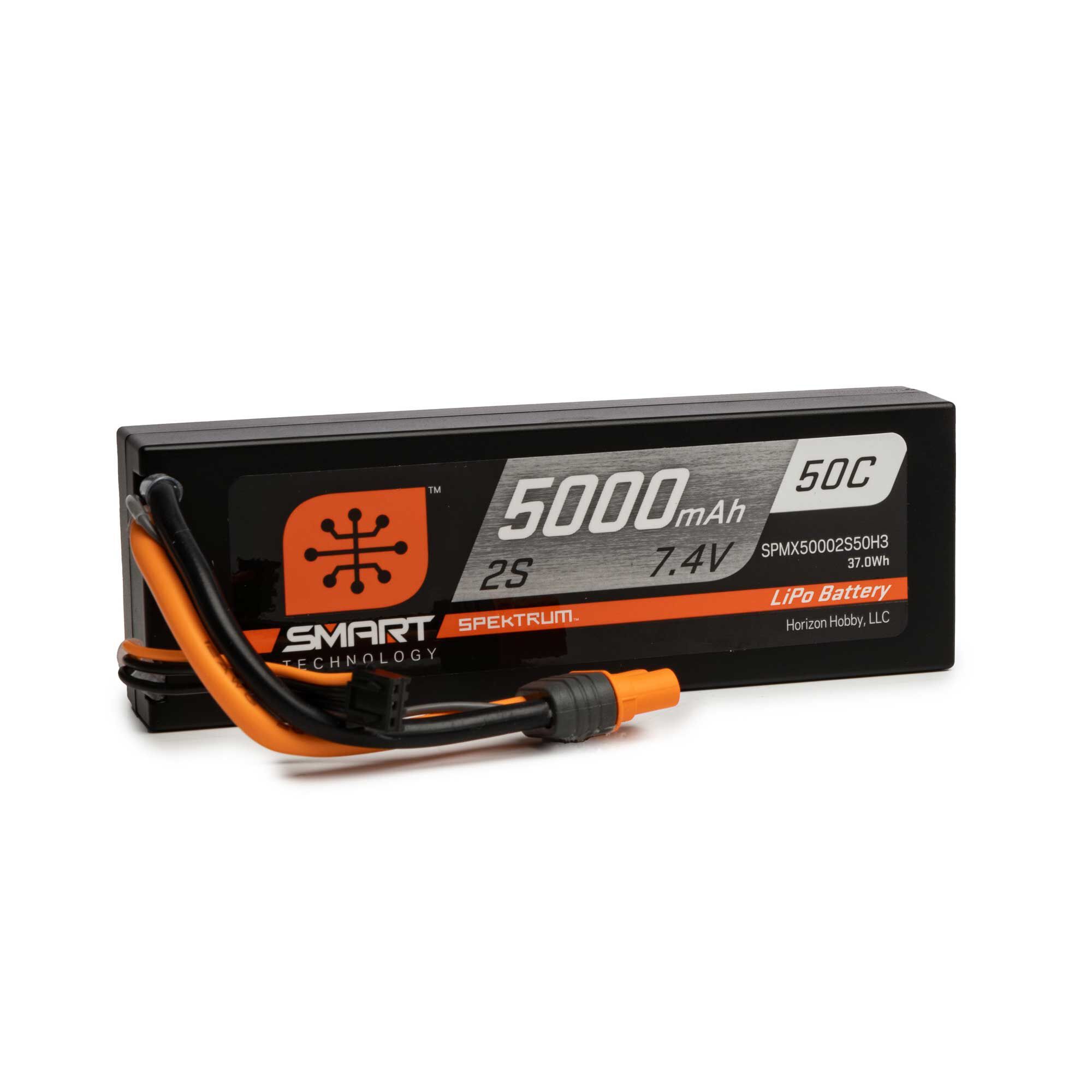 Spektrum Accessories Smart Powerstage Surface Bundle: 5000mAh 2S 50C LiPo Battery (IC3) / 100W S100 Charger