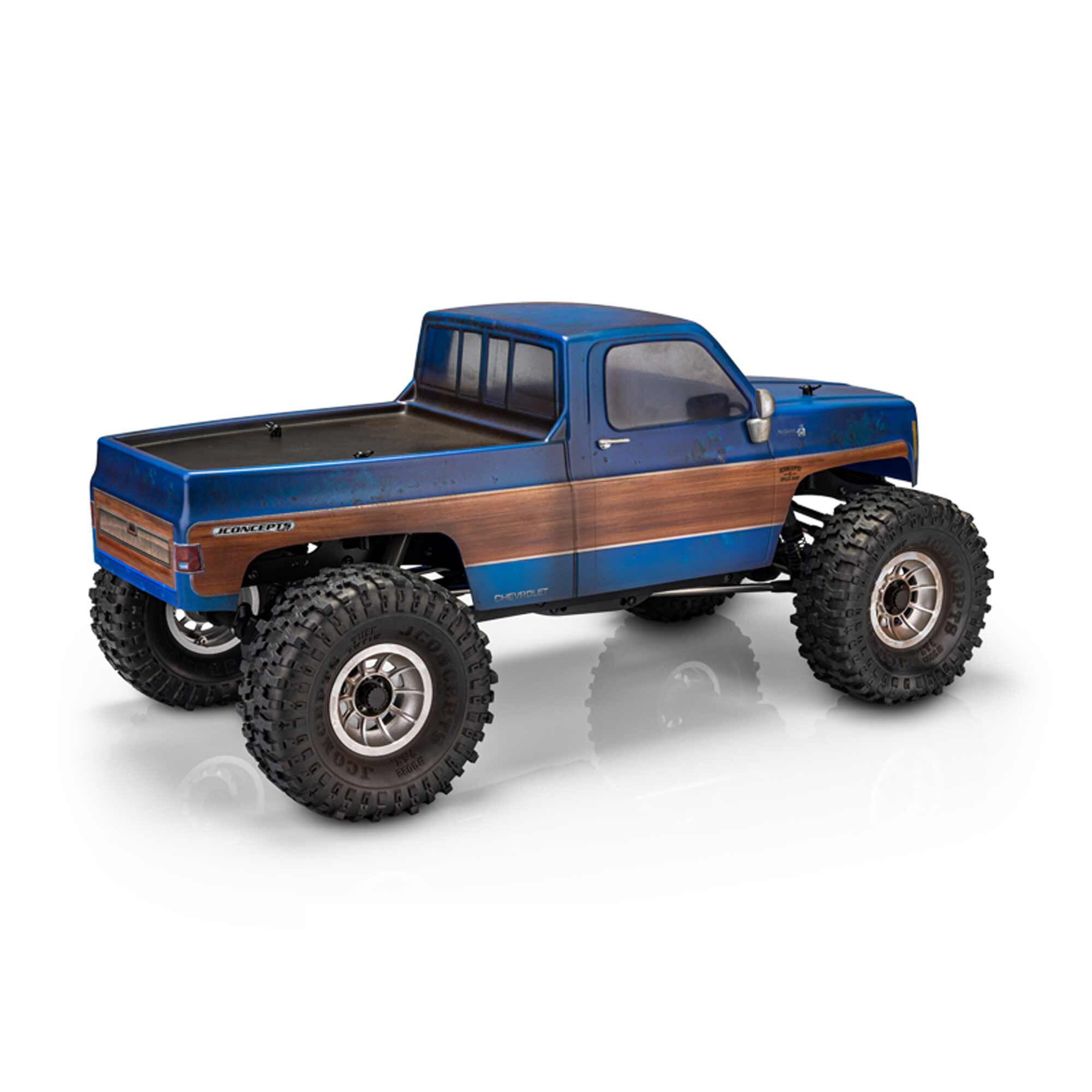 JConcepts, Inc. 1978 Chevy K10 Truck Body, 12.3in Wheelbase Rock Crawlers
