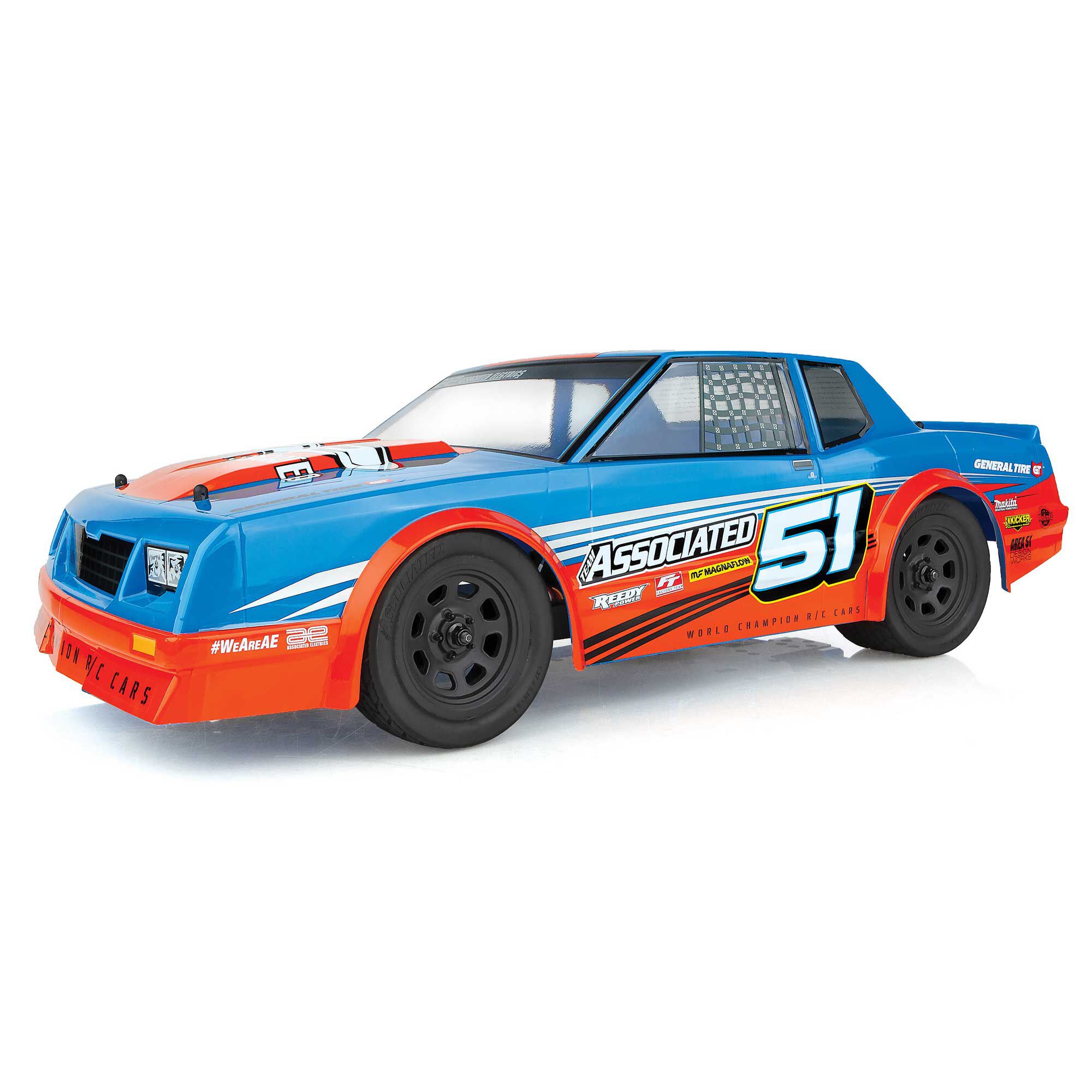 Team Associated 1/10 SR10M 2WD Dirt Oval RTR, Blue