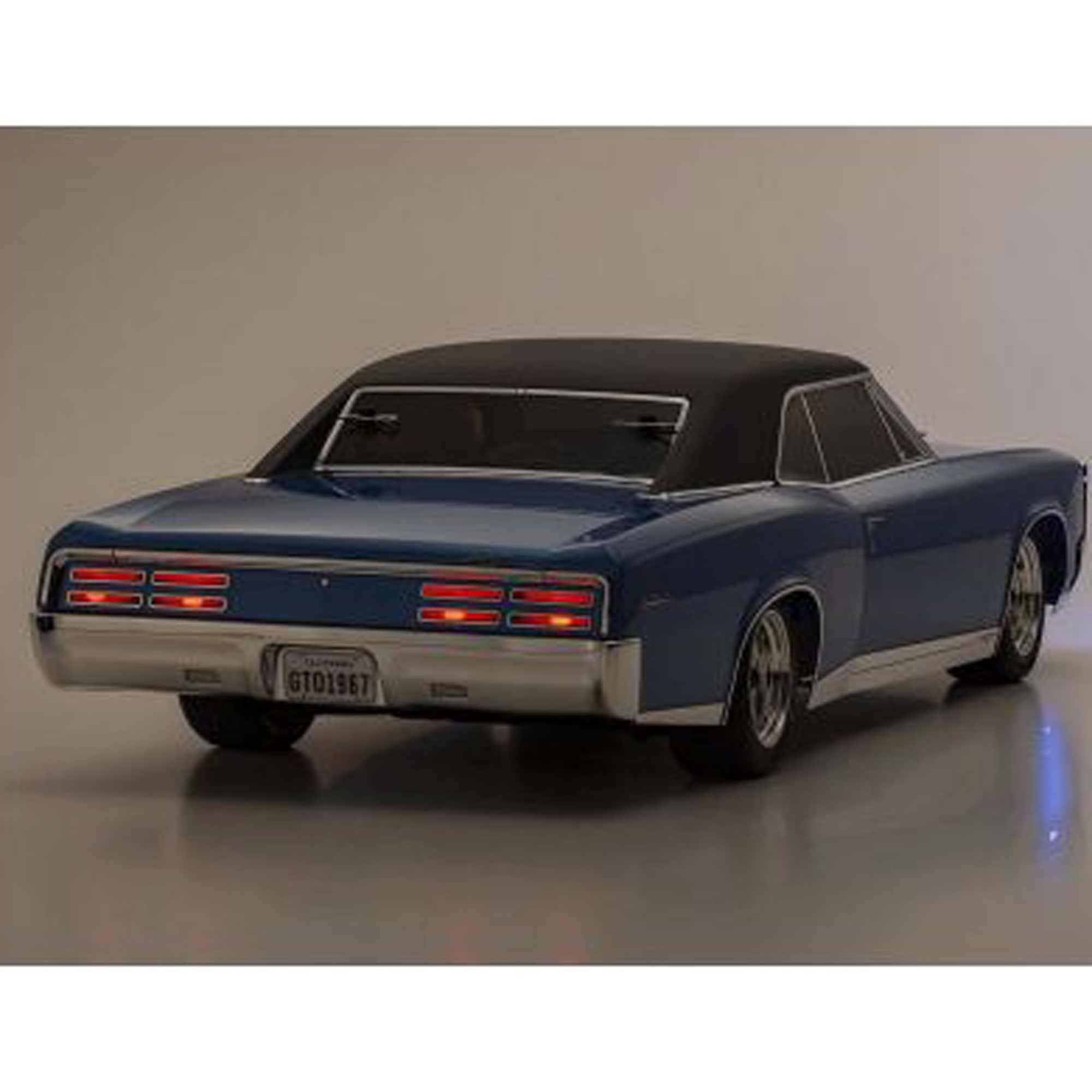 Kyosho 1/10 1967 Pontiac GTO Fazer Mk2 FZ02L Brushed 4x4 On-Road Touring RTR, Tyrol Blue