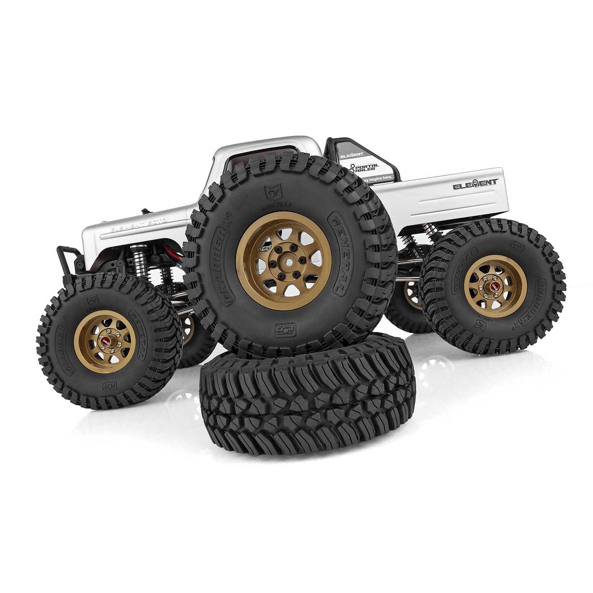 Team Associated 1/10 Enduro Ecto 4x4 Trail Truck RTR, Portal Axles, Gray, LiPo Combo