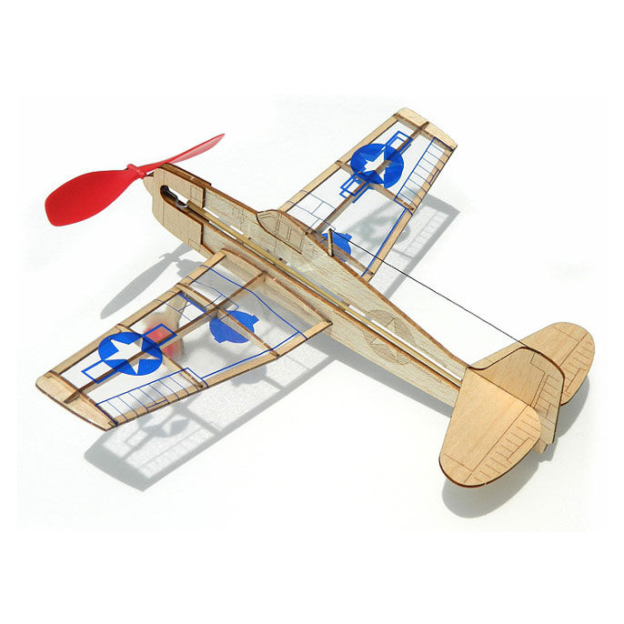 Guillow U.S. Hellcat Mini Model Kit, 10"