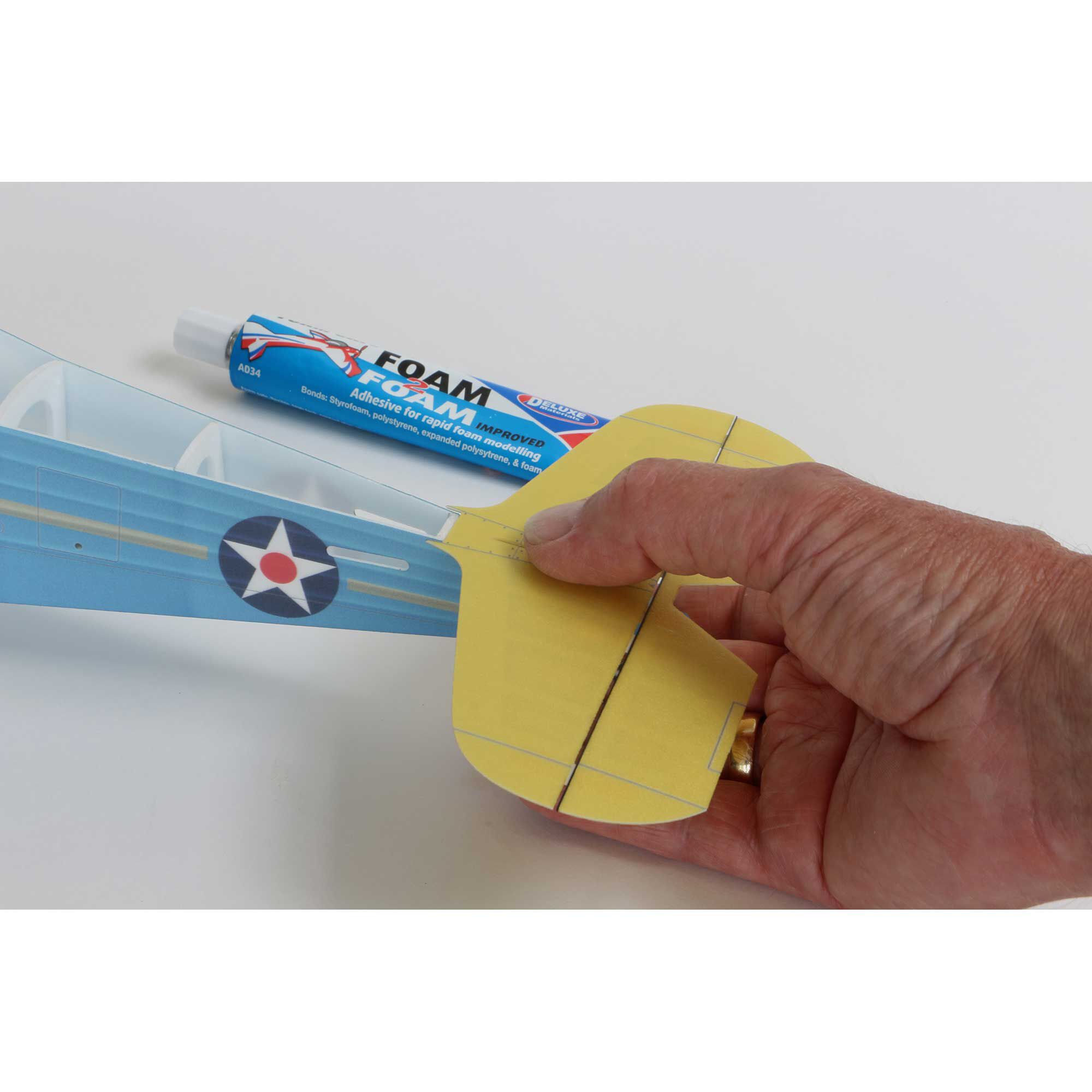 Deluxe Materials Foam 2 Foam, Foam Safe Glue (50ml): EPO, EPS, Wood