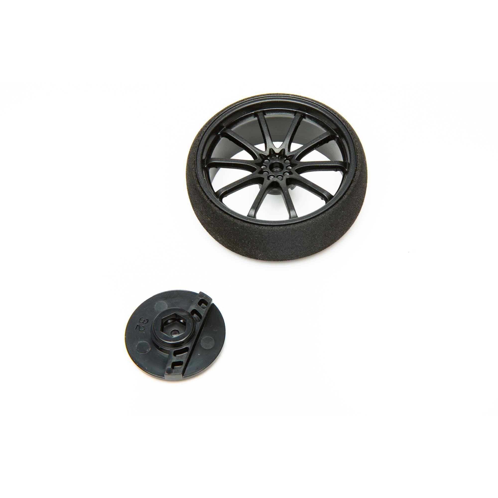 Spektrum Large Wheel, Black: DX5 Pro/6R