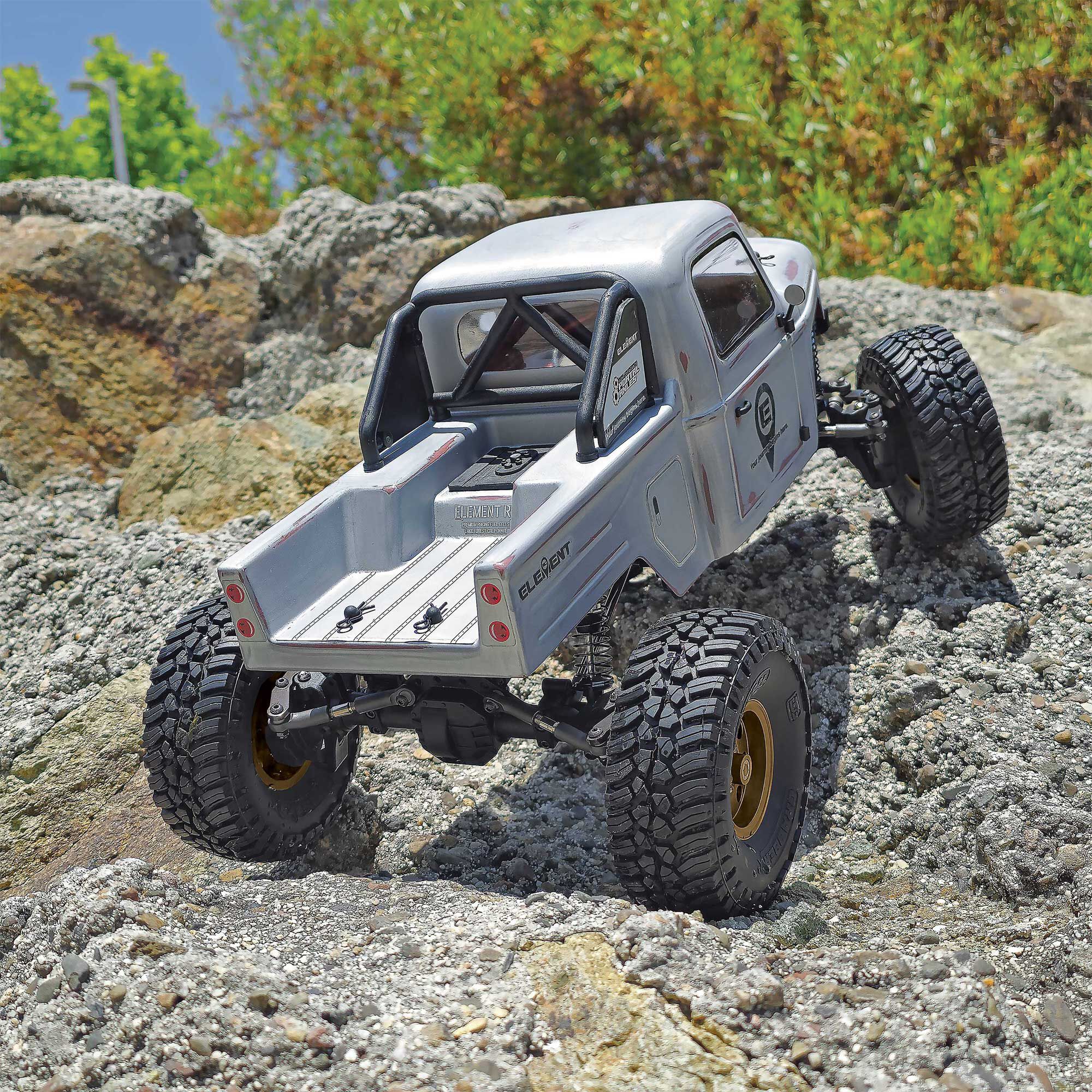 Team Associated 1/10 Enduro Ecto 4x4 Trail Truck RTR, Portal Axles, Gray, LiPo Combo