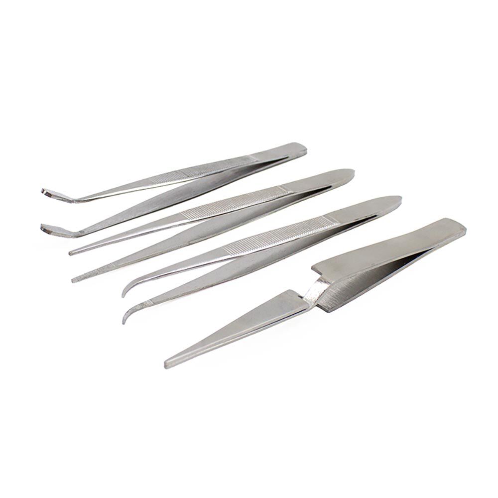 Excel Hobby Blade Corp 4 Piece Tweezer Set