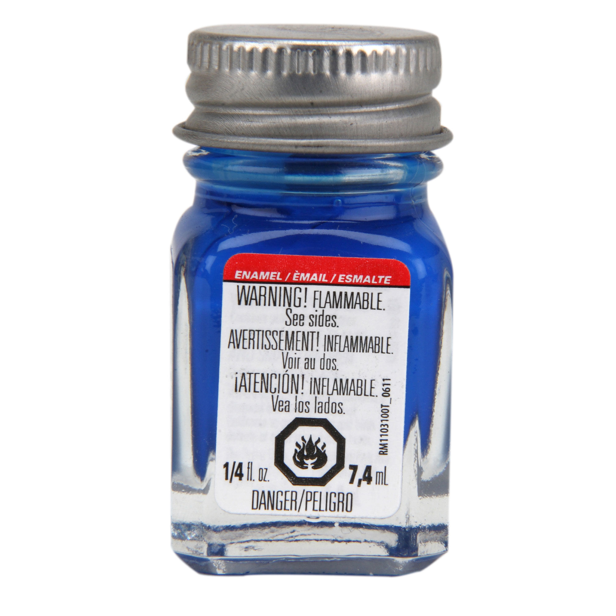 Testor Corp. Enamel 1/4oz, Blue Fluorescent