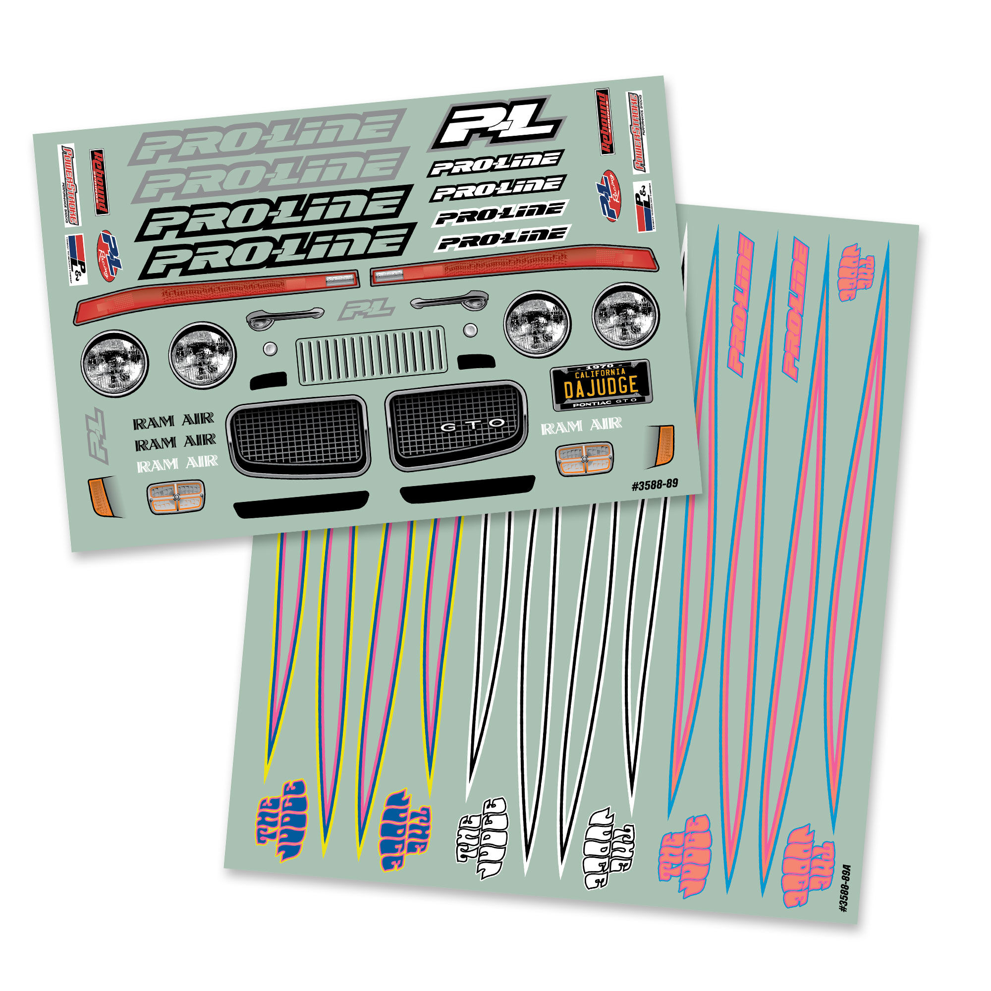 Pro-Line Racing 1/10 1970 Pontiac GTO Judge Clear Body: Drag Car