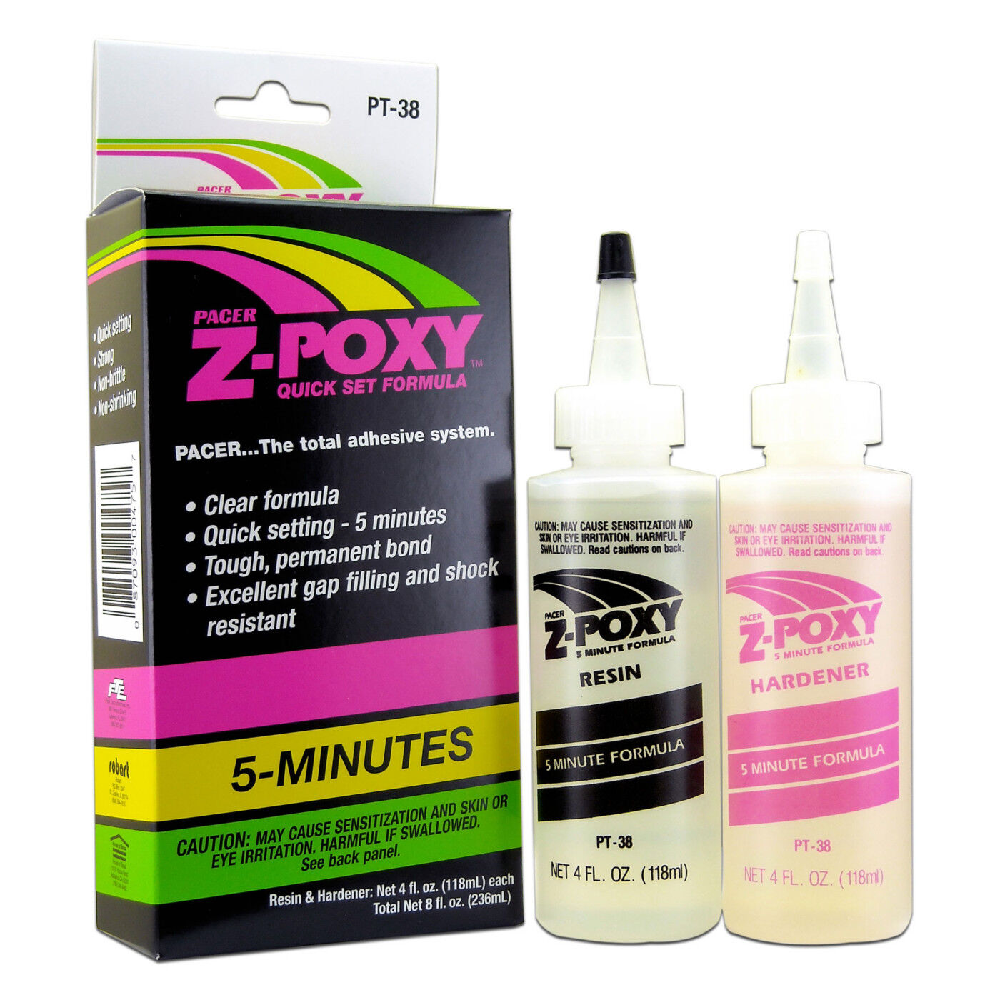 ZAP Glue Z-Poxy 5 Minute Epoxy, 8 oz