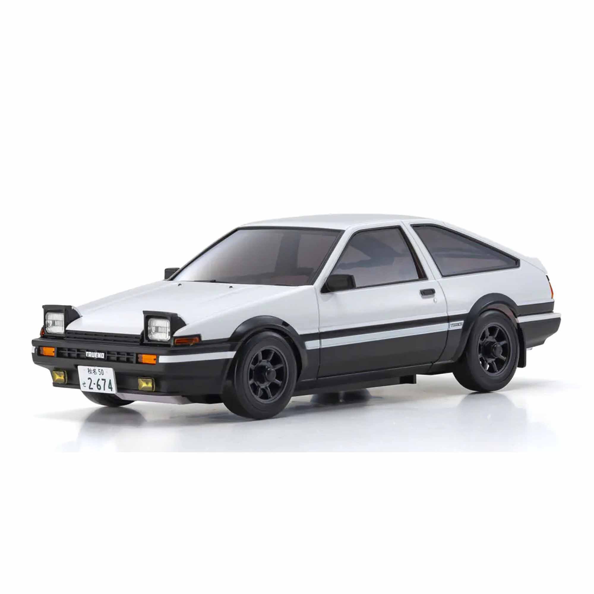 Kyosho 1/28 Toyota Sprinter Trueno AE86 MR-02 2WD Touring Car RTR, Silver