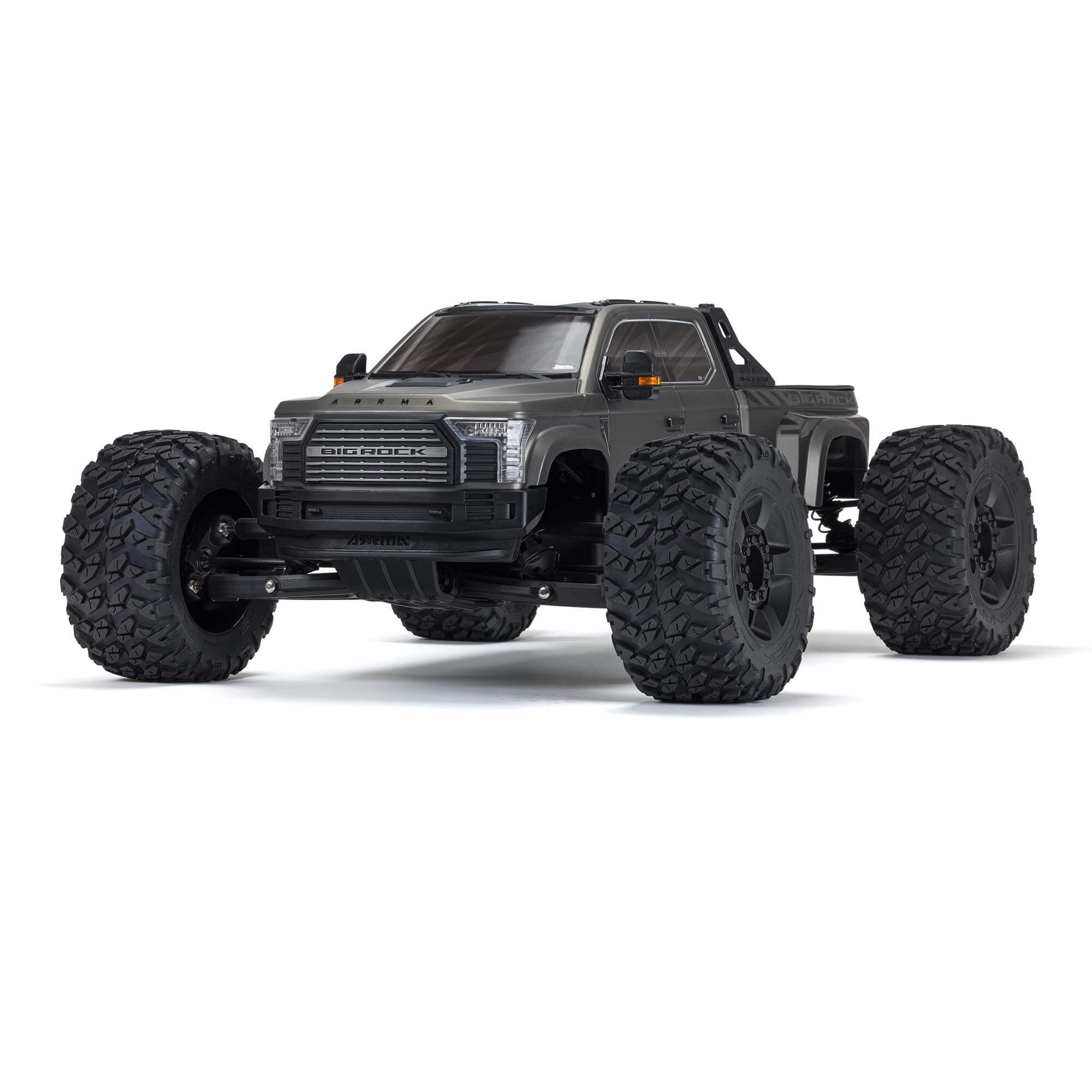 ARRMA 1/7 BIG ROCK 6S 4X4 RTR Brushless Monster Truck, Gun Metal