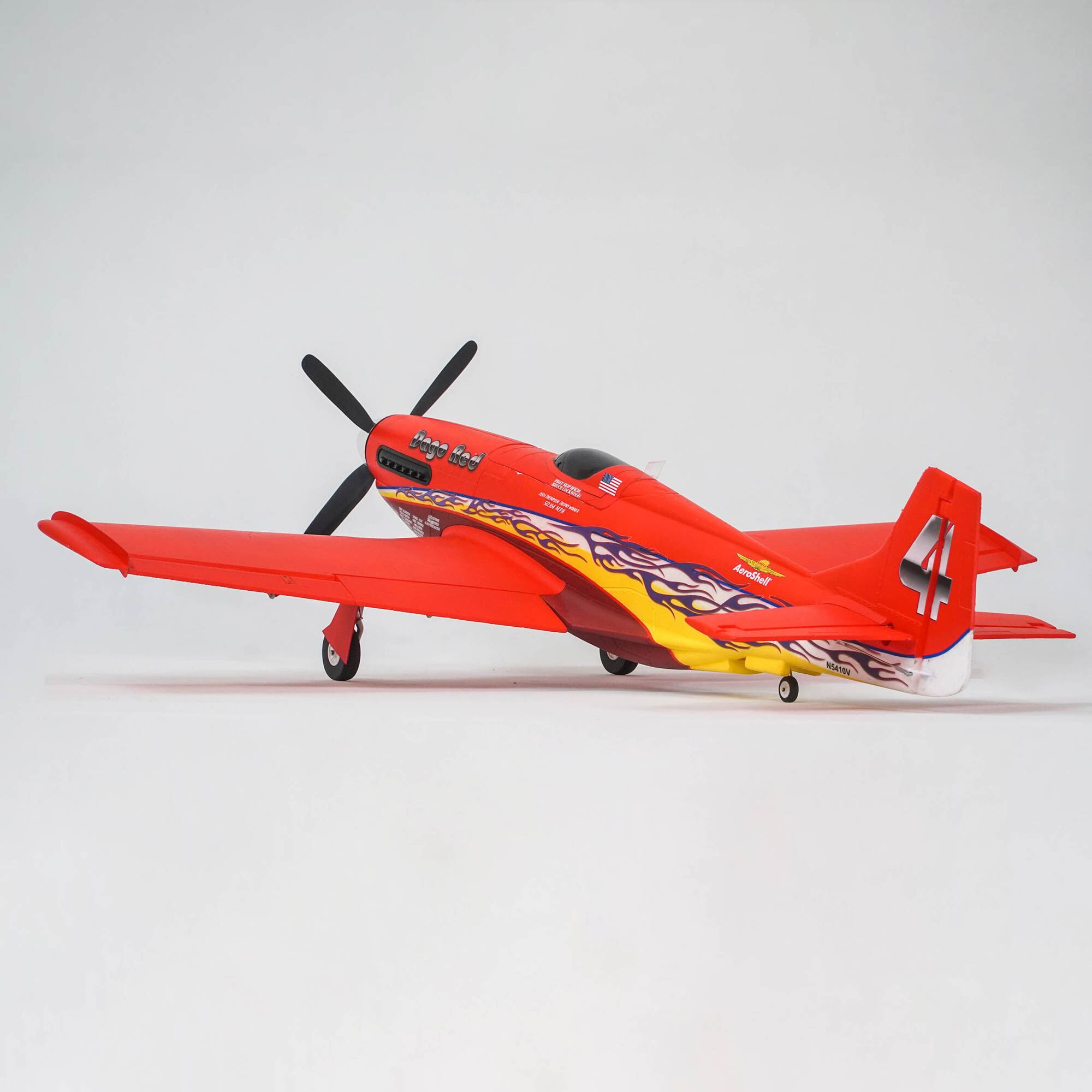 FMS P-51D Mustang 1100mm PNP, Dago Red