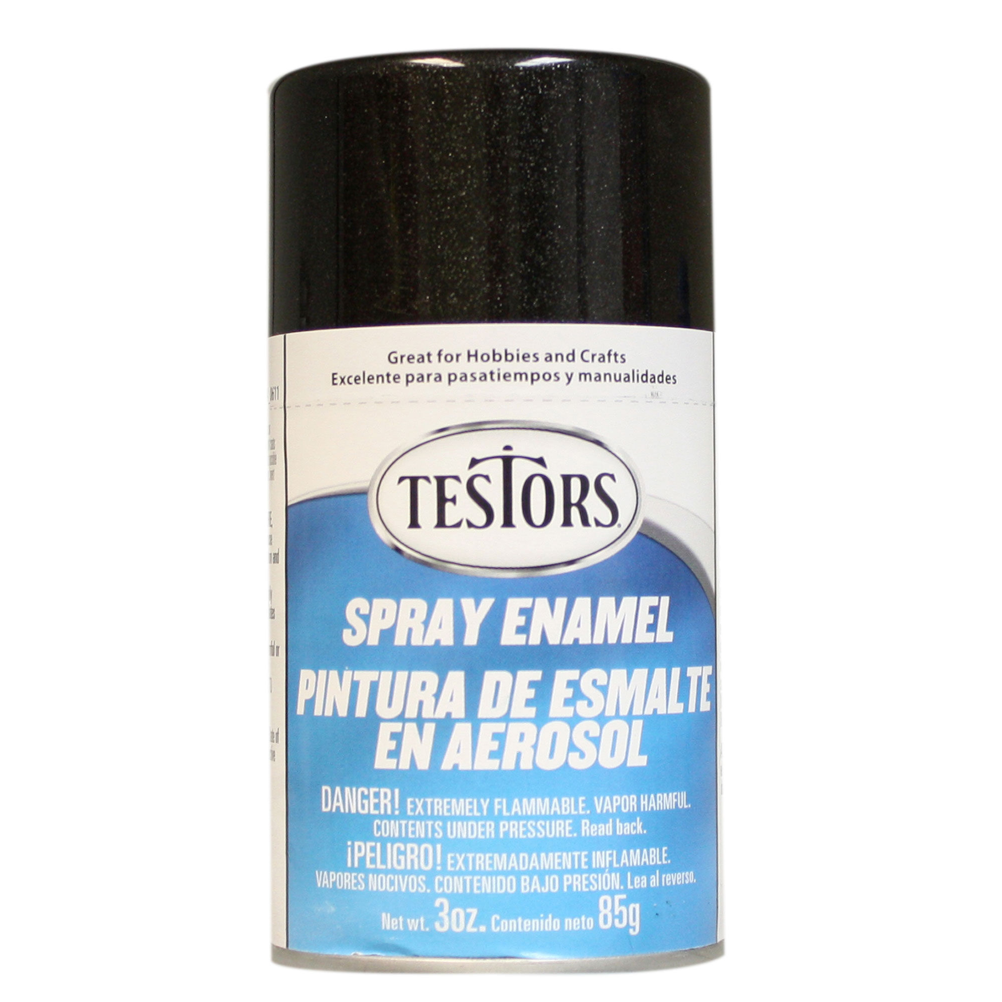 Testor Corp. Spray 3 oz Black Metallic Enamel