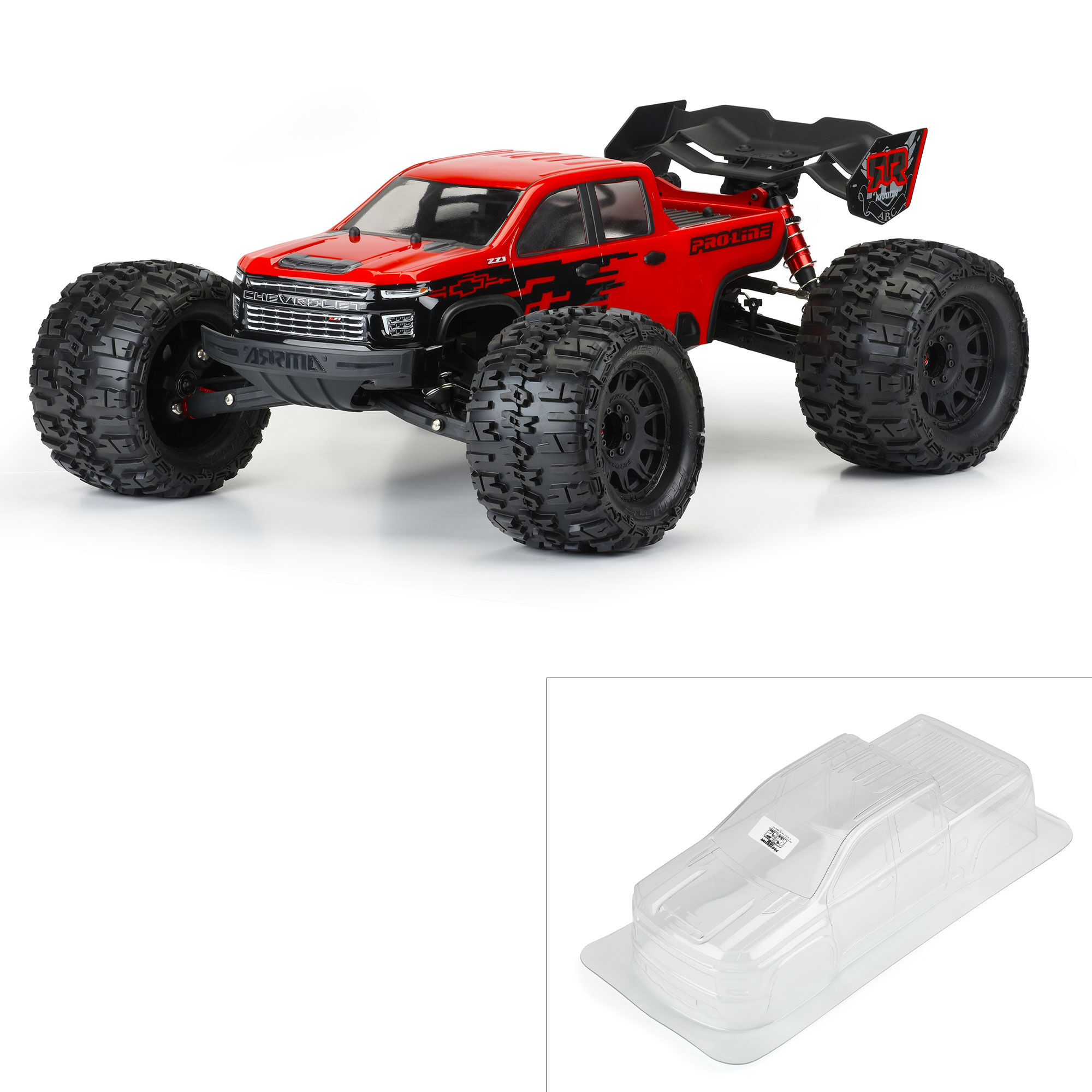 Pro-Line Racing 1/8 2021 Chevrolet Silverado 2500 HD Clear Body